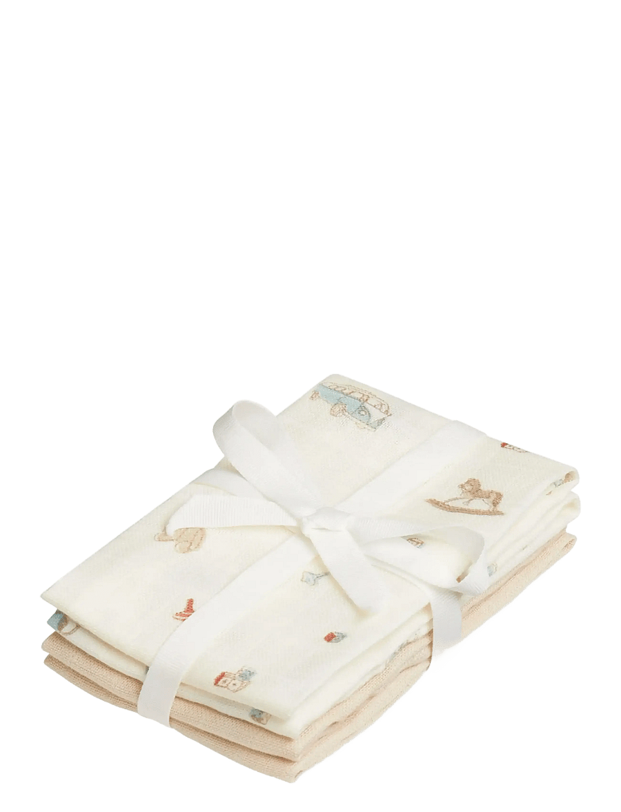Cam Cam Copenhagen - Wash Cloth, 4 pack - GOTS - Vintage Toys - waschlappen - vintage toys - 0