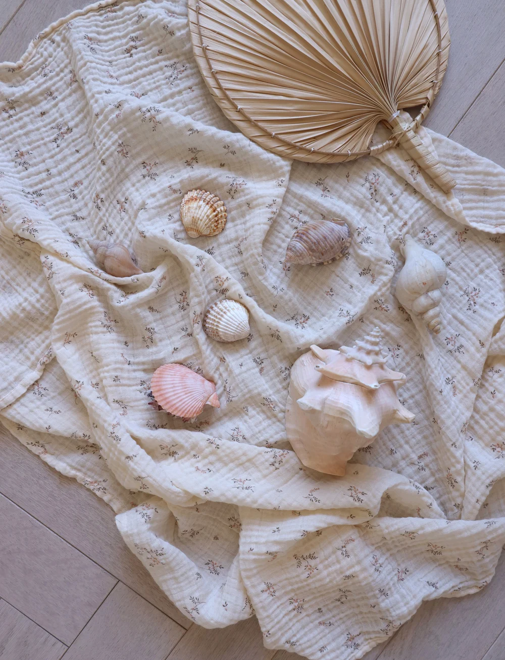 Cam Cam Copenhagen - Muslin Baby Blanket - GOTS - Blueberries - musselintæpper - ashley - 3