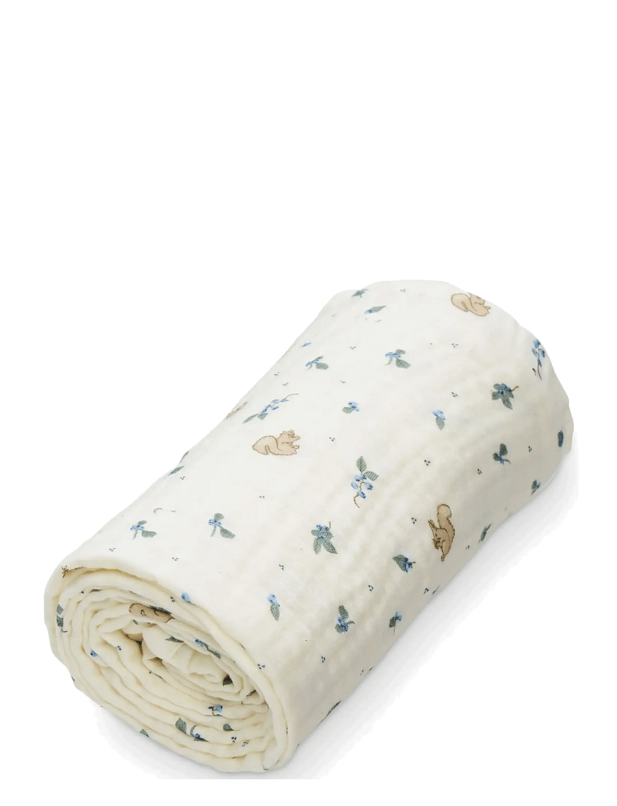 Cam Cam Copenhagen - Muslin Baby Blanket - GOTS - Woodland - musselintæpper - blueberries - 0