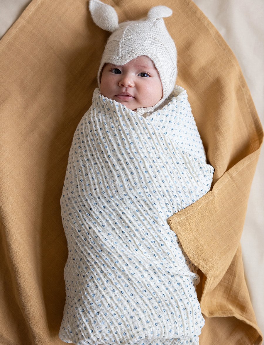 Cam Cam Copenhagen - Muslin Baby Blanket - GOTS - Woodland - musselintæpper - capri - 0