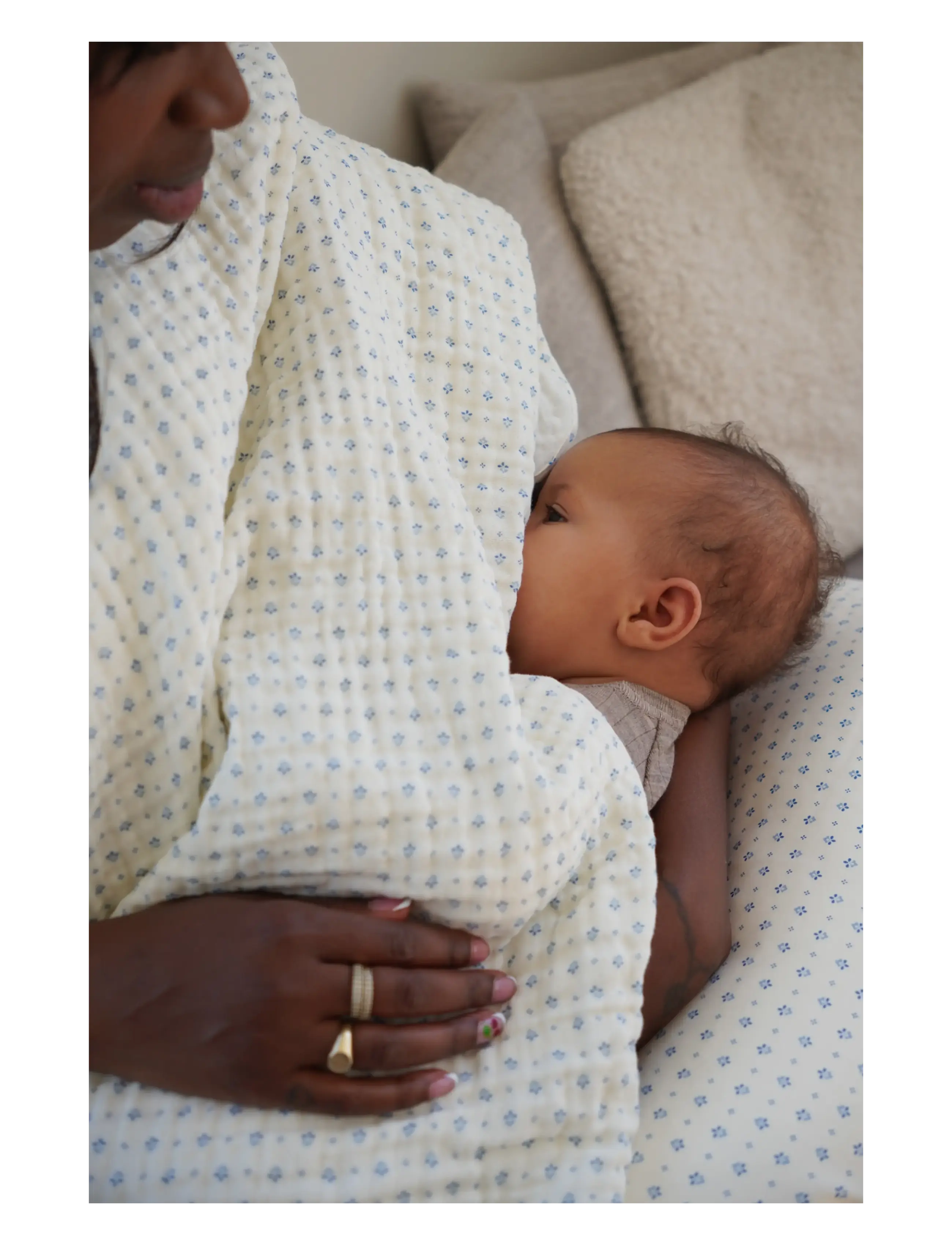 Cam Cam Copenhagen - Muslin Baby Blanket - GOTS - Caprice - musliinist tekid - caprice - 4