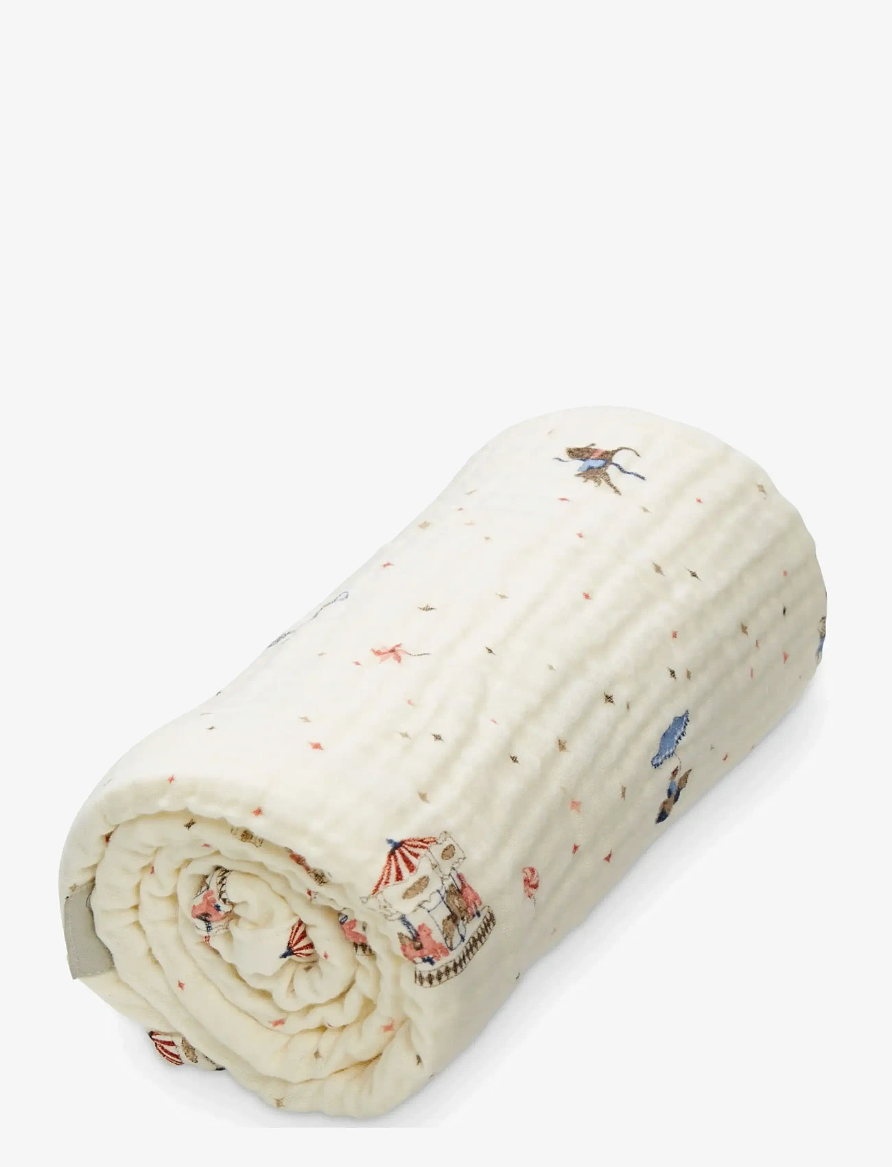 Cam Cam Copenhagen - Muslin Baby Blanket - GOTS - Vintage Toys - musselintæpper - carousel - 0