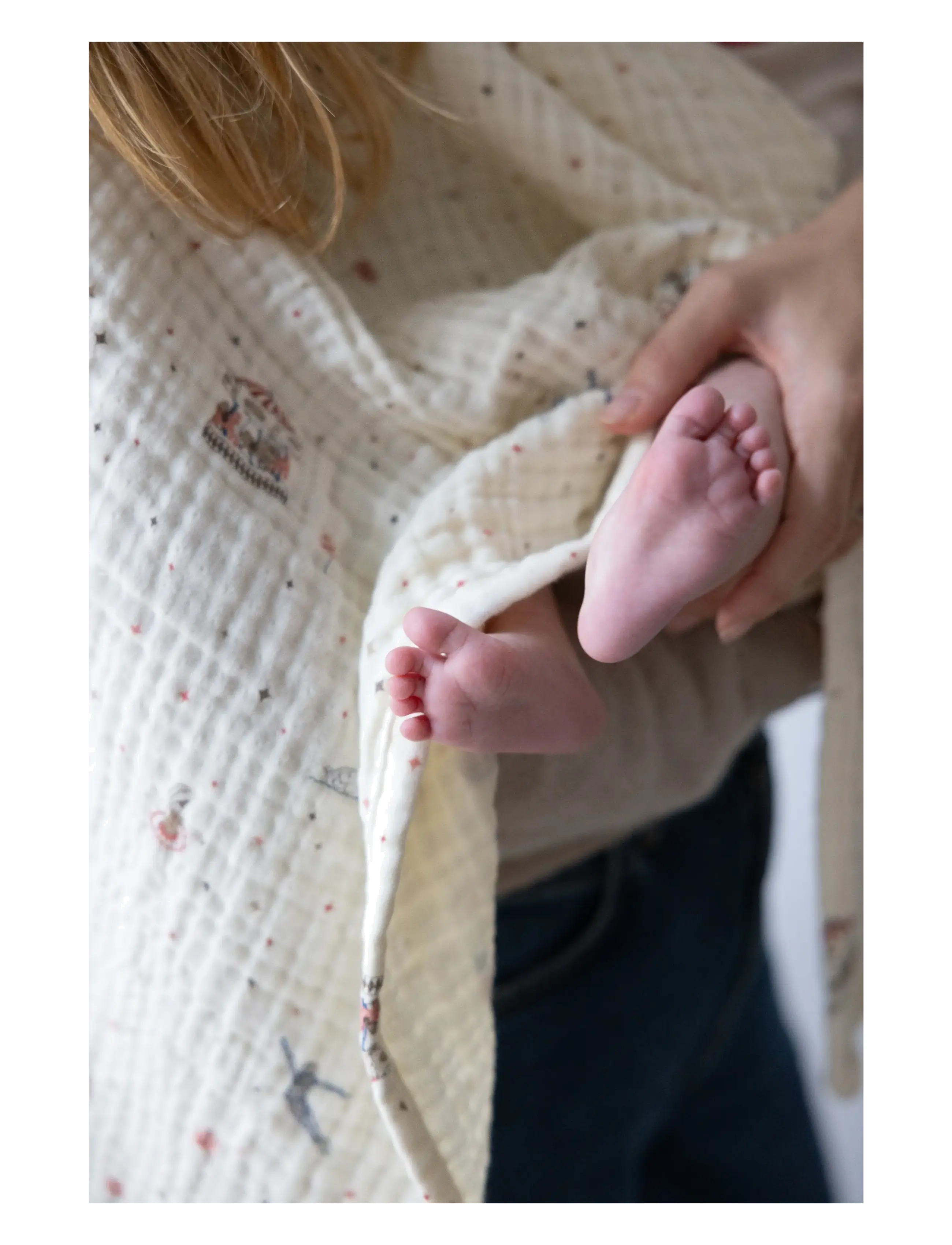 Cam Cam Copenhagen - Muslin Baby Blanket - GOTS - Augusta - plaids en mousseline - carousel - 1