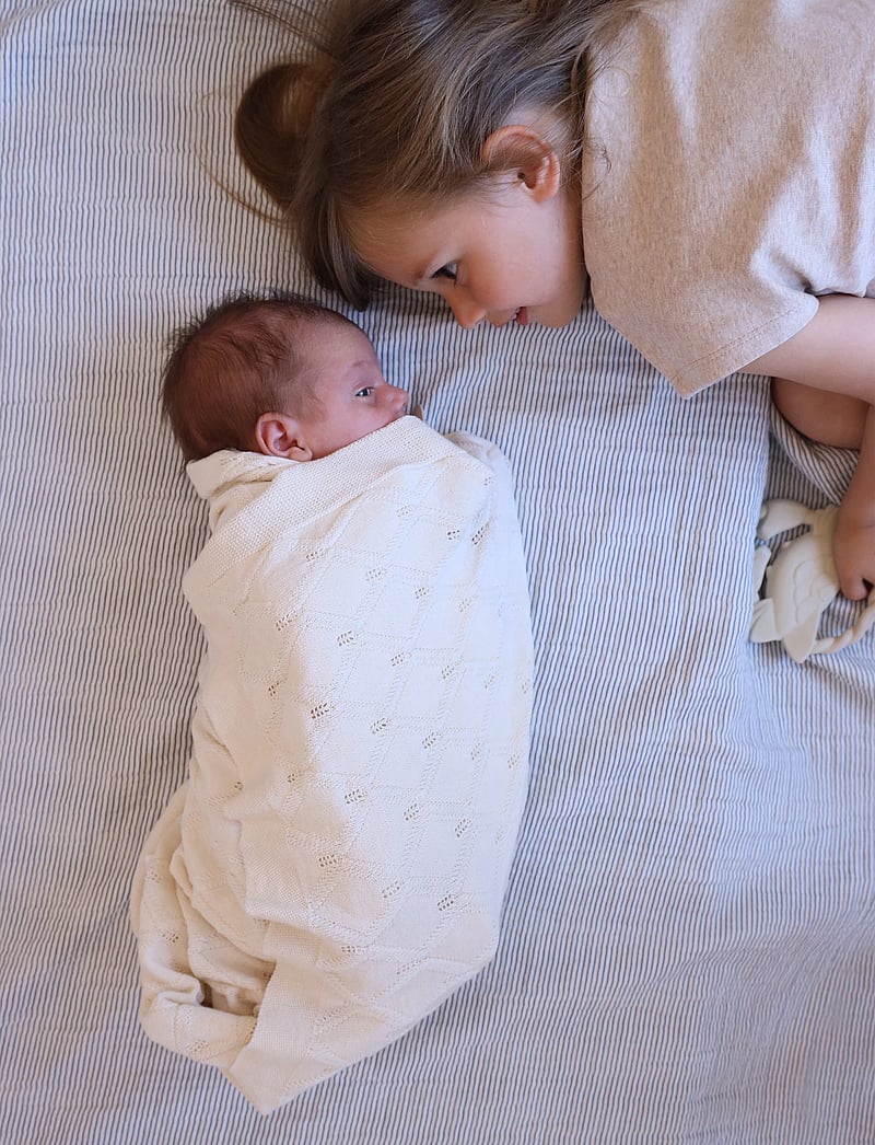 Cam Cam Copenhagen - Muslin Baby Blanket - GOTS - Bows - musliinihuovat - classic stripes blue - 4