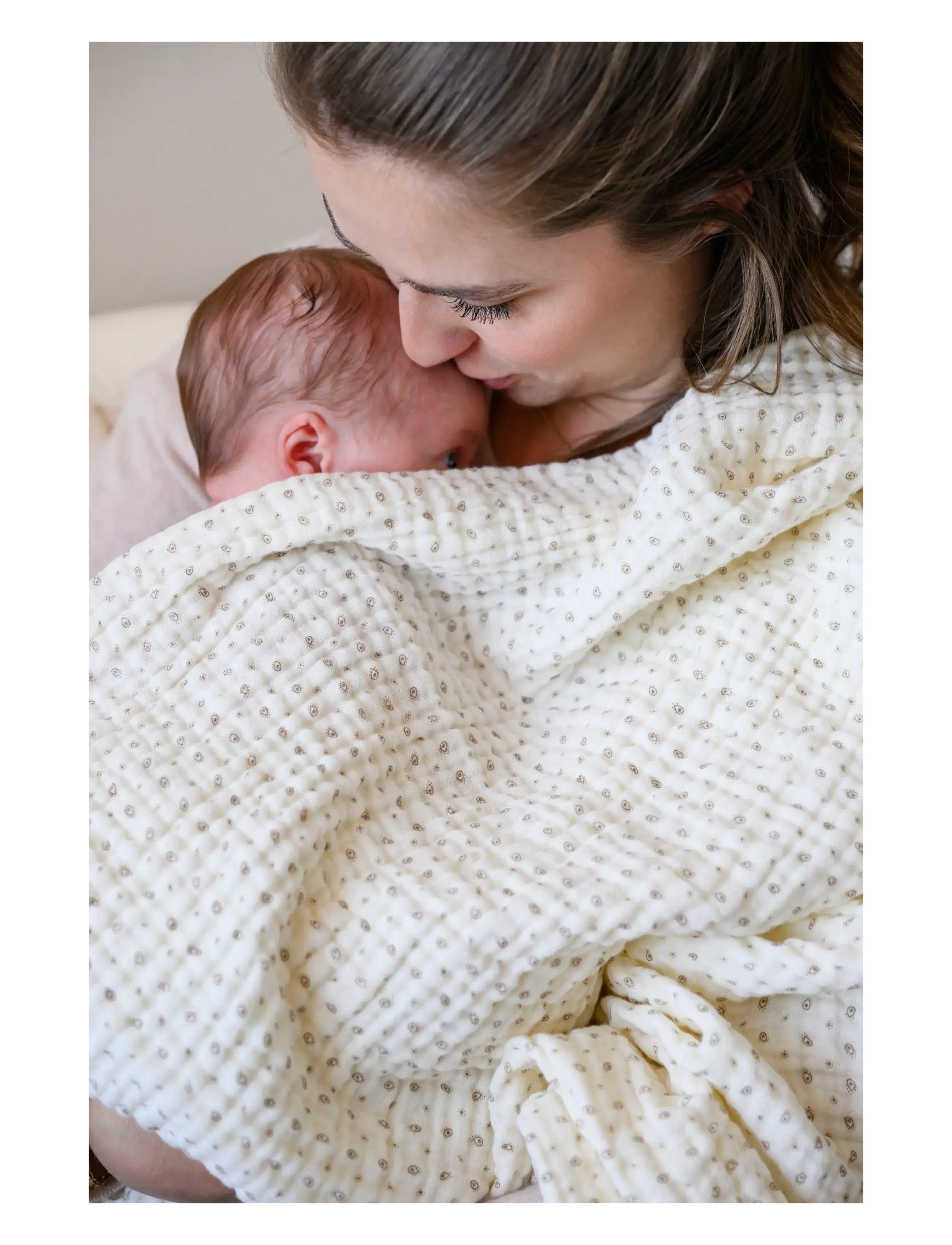 Cam Cam Copenhagen - Muslin Baby Blanket - GOTS - Augusta - mulldecken - rowan - 1