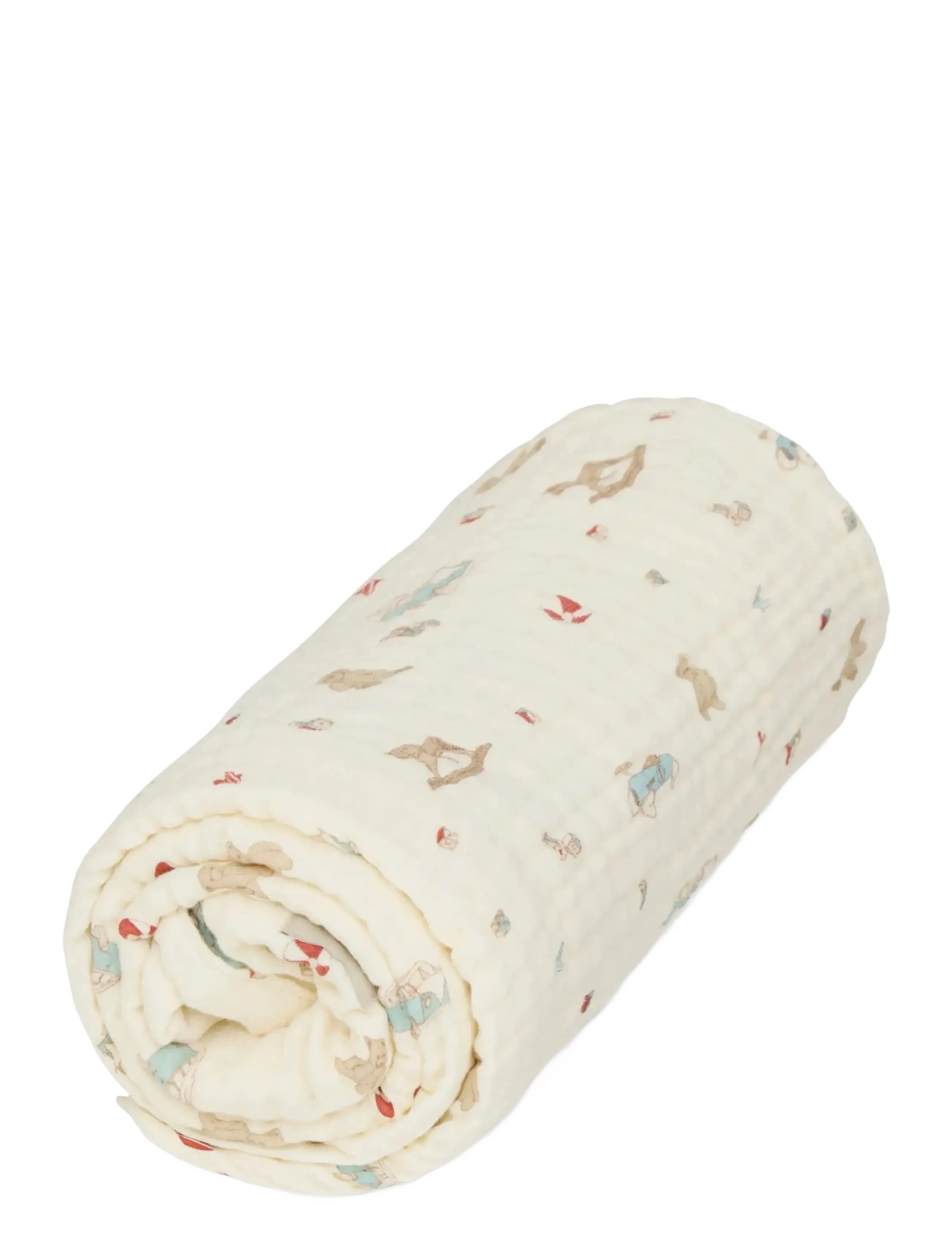 Cam Cam Copenhagen Muslin Baby Blanket - GOTS - Woodland - Musliin linad - VINTAGE TOYS / cream