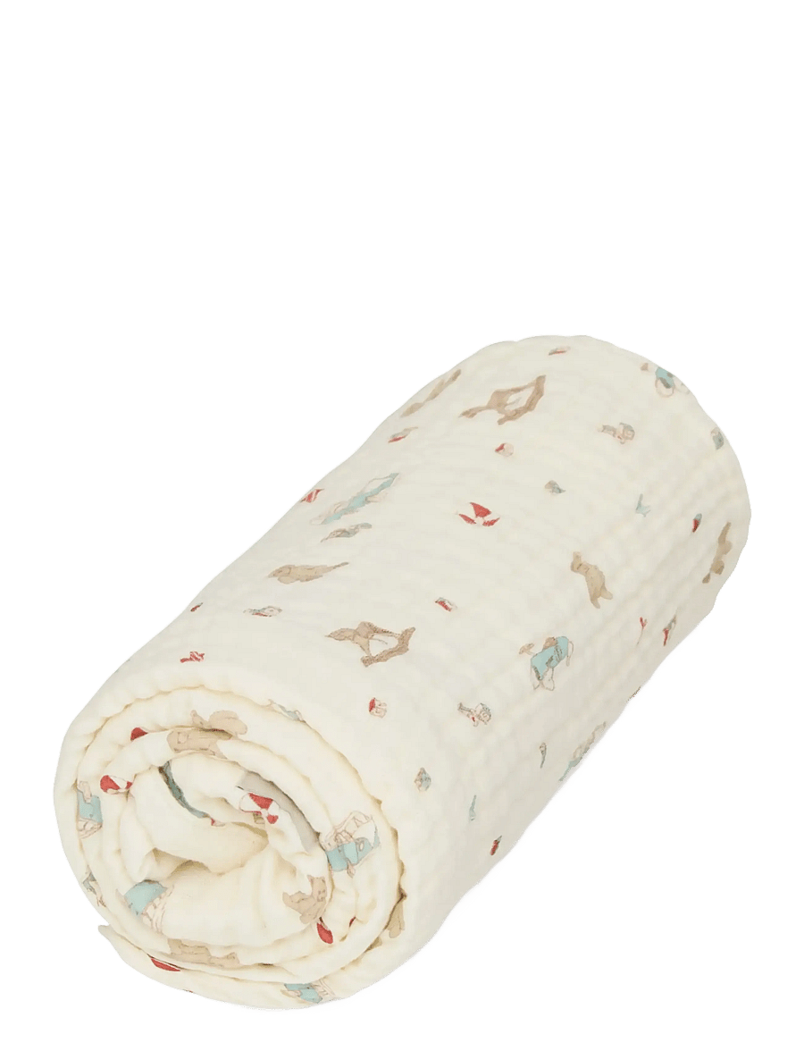 Cam Cam Copenhagen - Muslin Baby Blanket - GOTS - Woodland - plaids en mousseline - vintage toys - 0