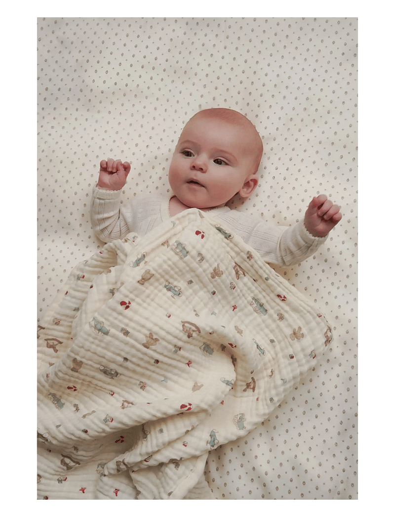 Cam Cam Copenhagen - Muslin Blanket, Baby - mulldecken - vintage toys - 1