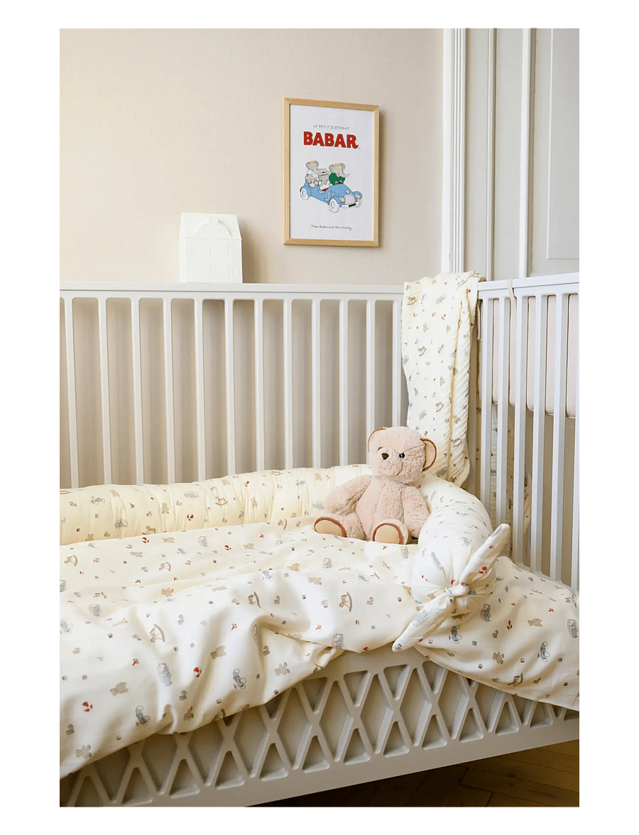 Cam Cam Copenhagen - Muslin Baby Blanket - GOTS - Woodland - plaids en mousseline - vintage toys - 2