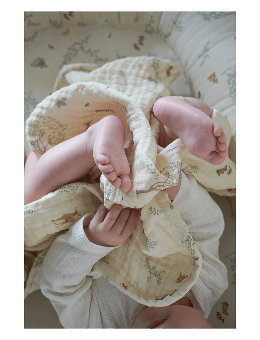 Cam Cam Copenhagen - Muslin Baby Blanket - GOTS - Woodland - musliinist tekid - woodland - 1