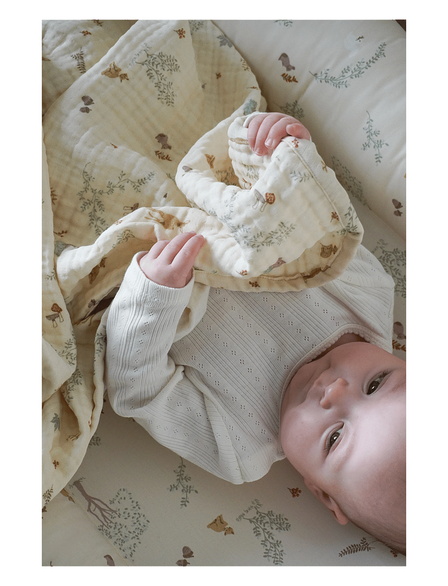 Cam Cam Copenhagen - Muslin Baby Blanket - GOTS - Woodland - musliinist tekid - woodland - 3