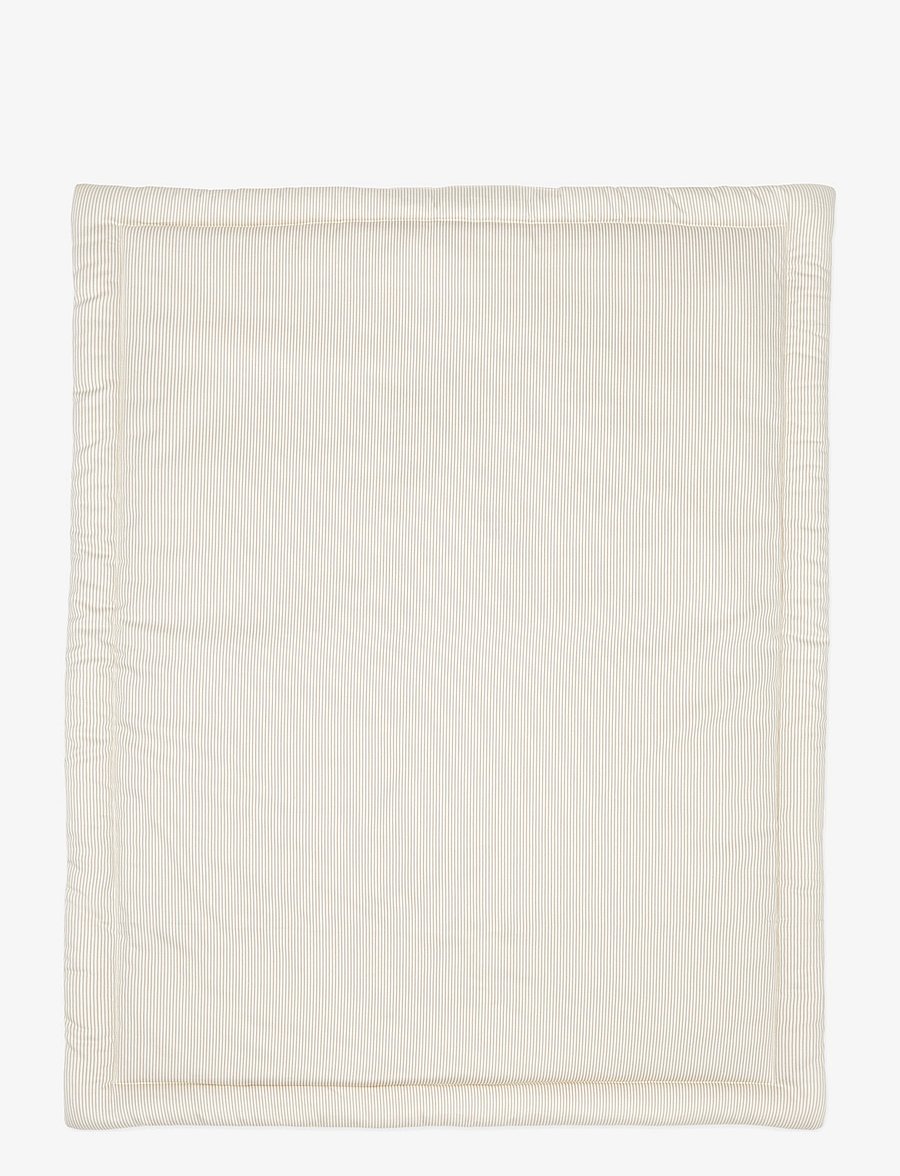 Cam Cam Copenhagen - Soft Blanket - OCS - Bows - babytæpper - classic stripes camel - 1