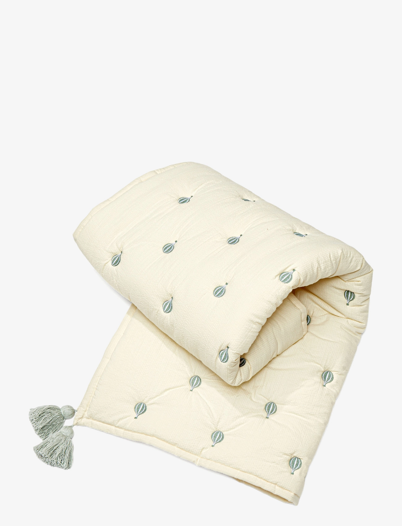 Cam Cam Copenhagen Kids Embroidered Blanket - OCS - Blueberries - Decken - BALLOON / cream