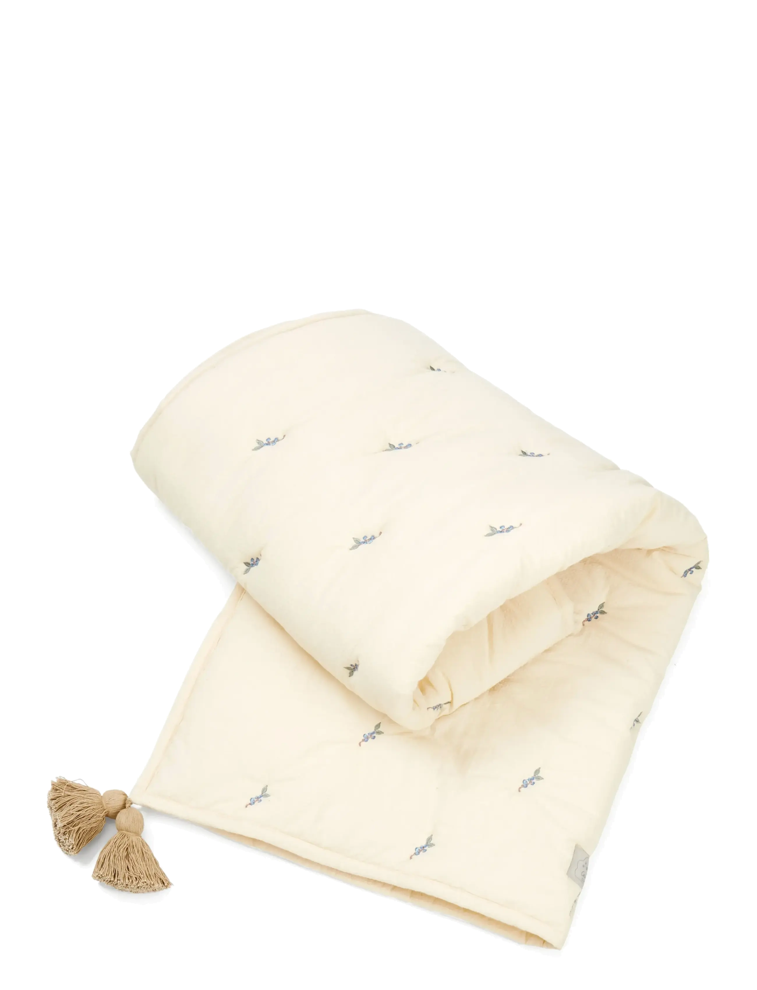 Cam Cam Copenhagen - Kids Embroidered Blanket - OCS - Woodland - tæpper - blueberries - 2