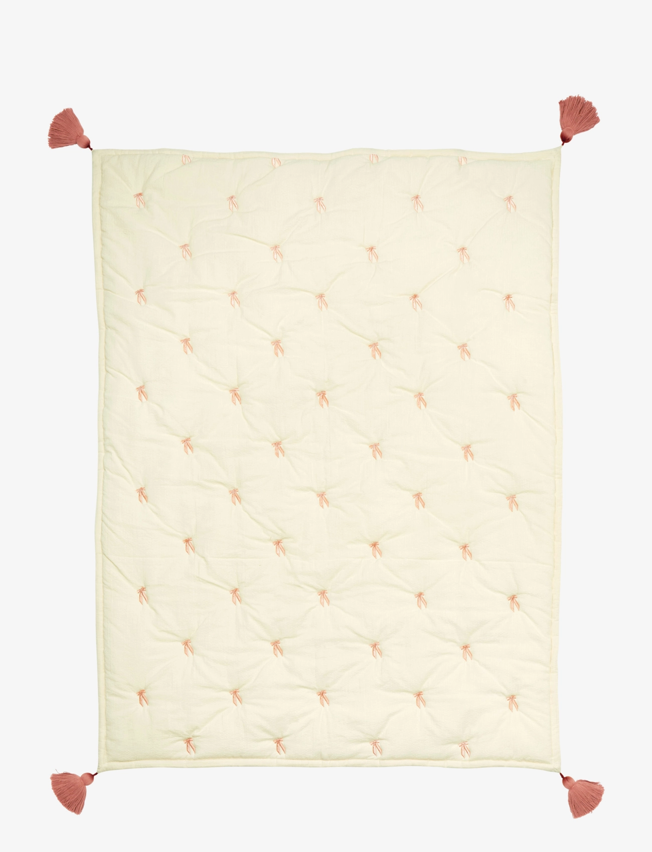 Cam Cam Copenhagen Kids Embroidered Blanket Ocs Woodland, Blankets & Quilts, Creme, Str: ONE SIZE