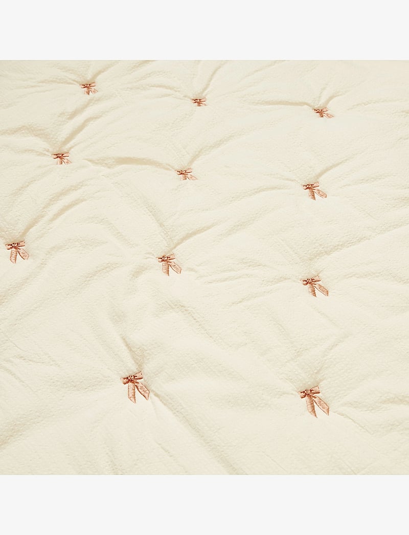 Cam Cam Copenhagen - Kids Embroidered Blanket - OCS - tæpper - bows - 1