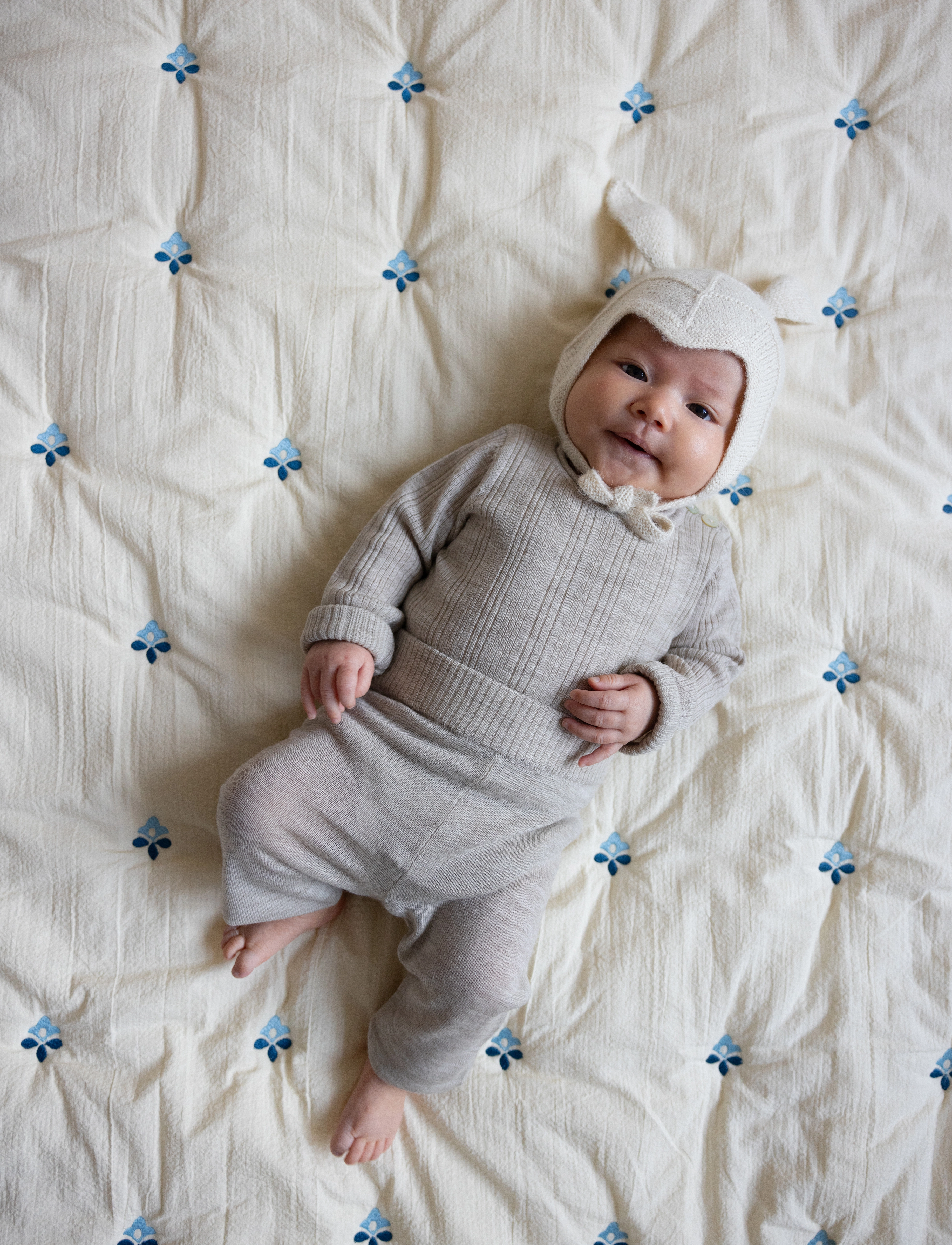 Cam Copenhagen Kids Embroidered Blanket Ocs Woodland, One Size, Sleep Time, Creme - Blankets & Quilts, Kinder
