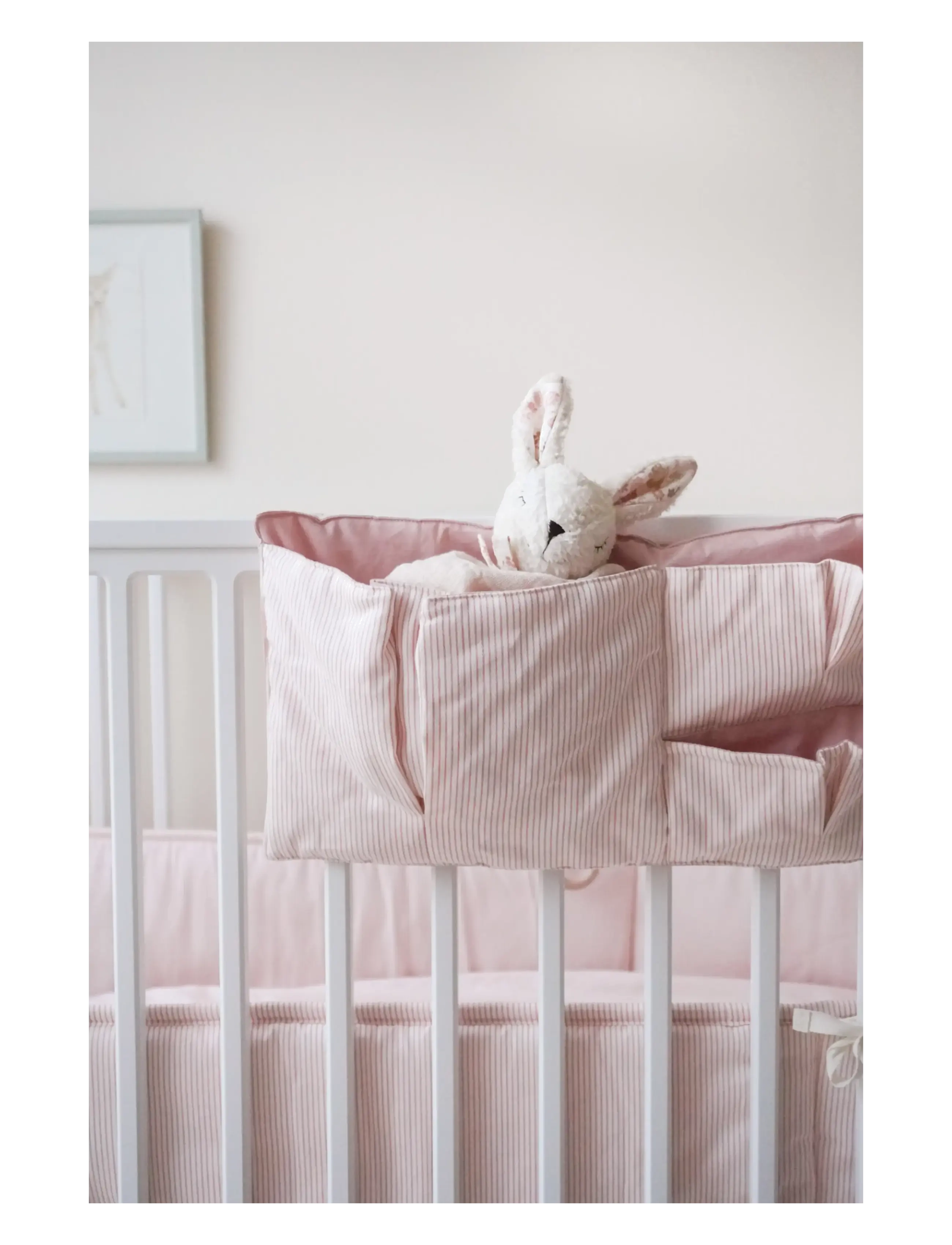 Cam Cam Copenhagen - Cot Bumper - OCS - Classic Stripes Rose - voodipehmendused - classic stripes rose - 2