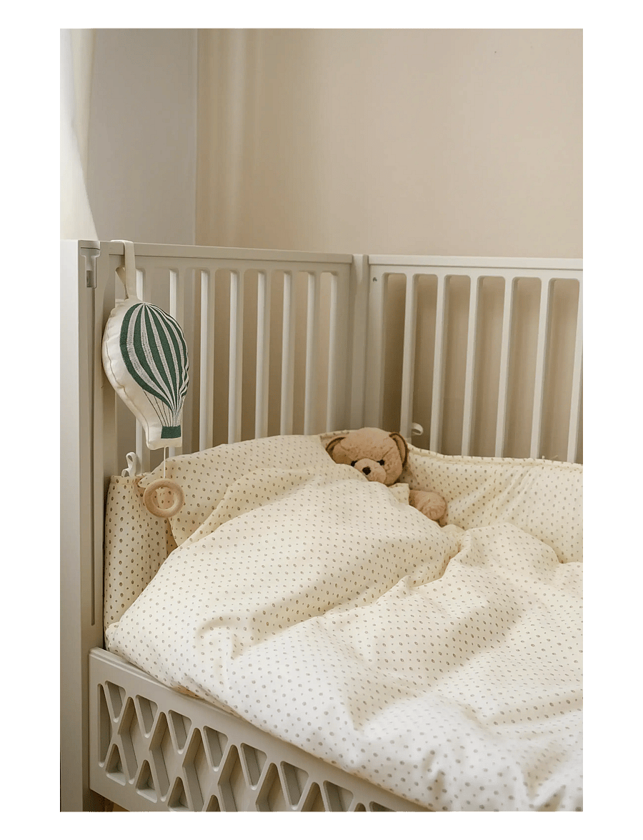 Cam Cam Copenhagen - Cot Bumper - OCS - Woodland - sengerande - rowan - 1