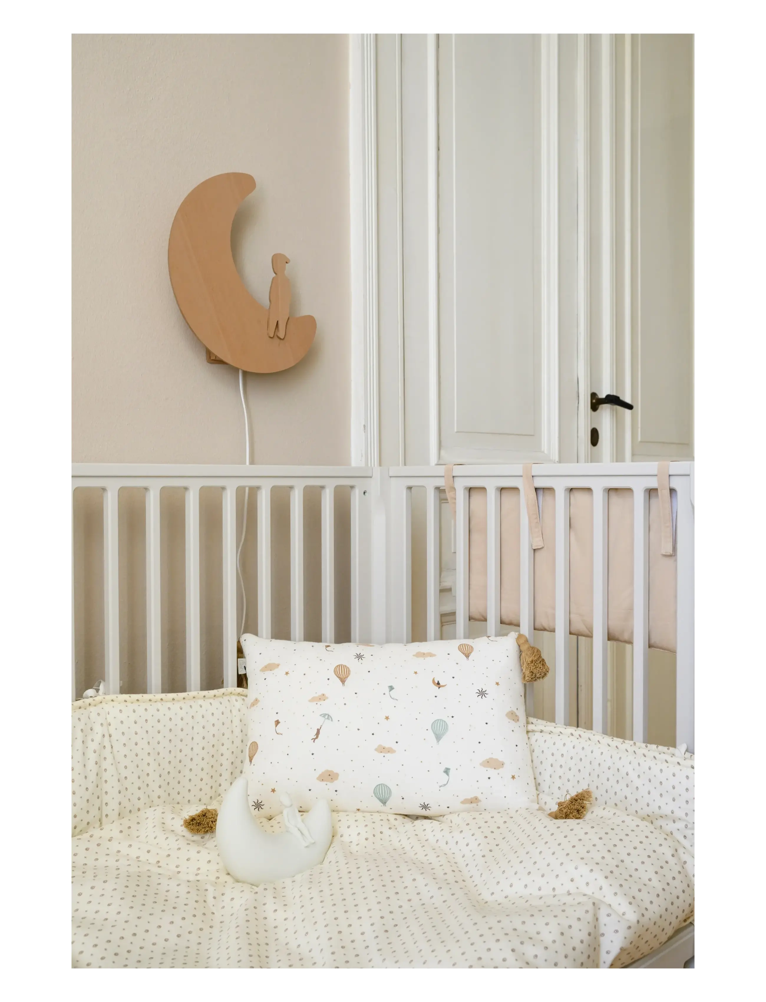 Cam Cam Copenhagen - Cot Bumper - OCS - Woodland - sengerande - rowan - 2