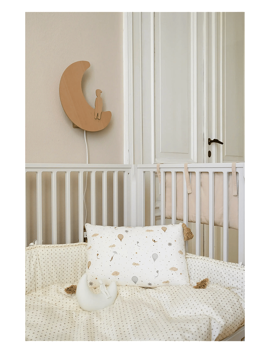 Cam Cam Copenhagen - Cot Bumper - OCS - Woodland - sengerande - rowan - 2