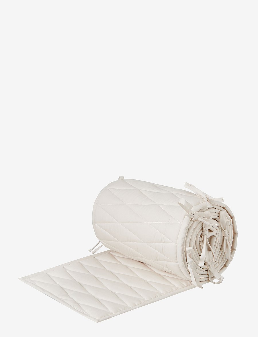 Cam Cam Copenhagen - Cot Bumper w/ Harlequin embroidery - gitterbettumrandungen - light sand - 1