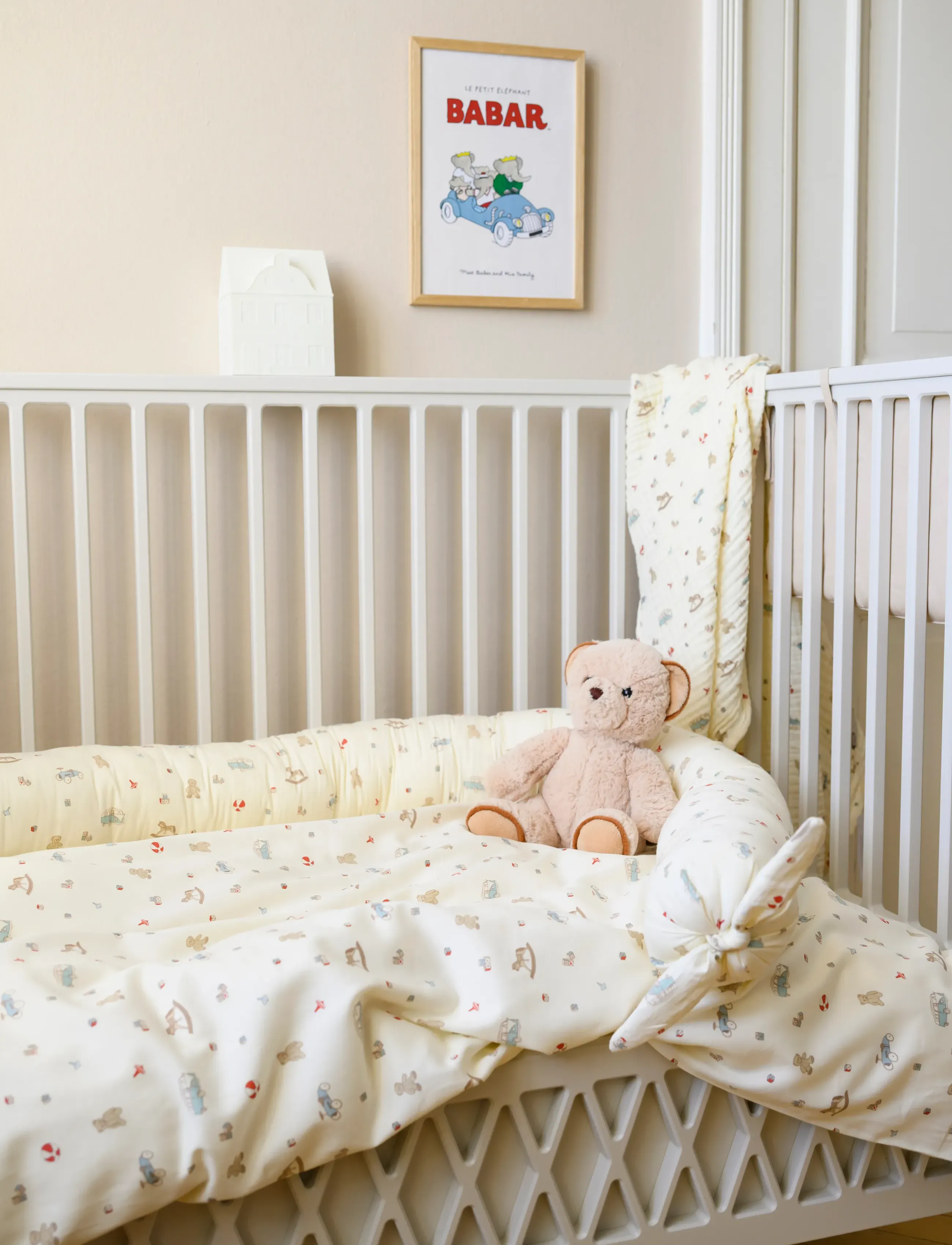 Cam Cam Copenhagen Bed Snake - OCS - Vintage Toys - Cam Cam Copenhagen - VINTAGE TOYS / cream