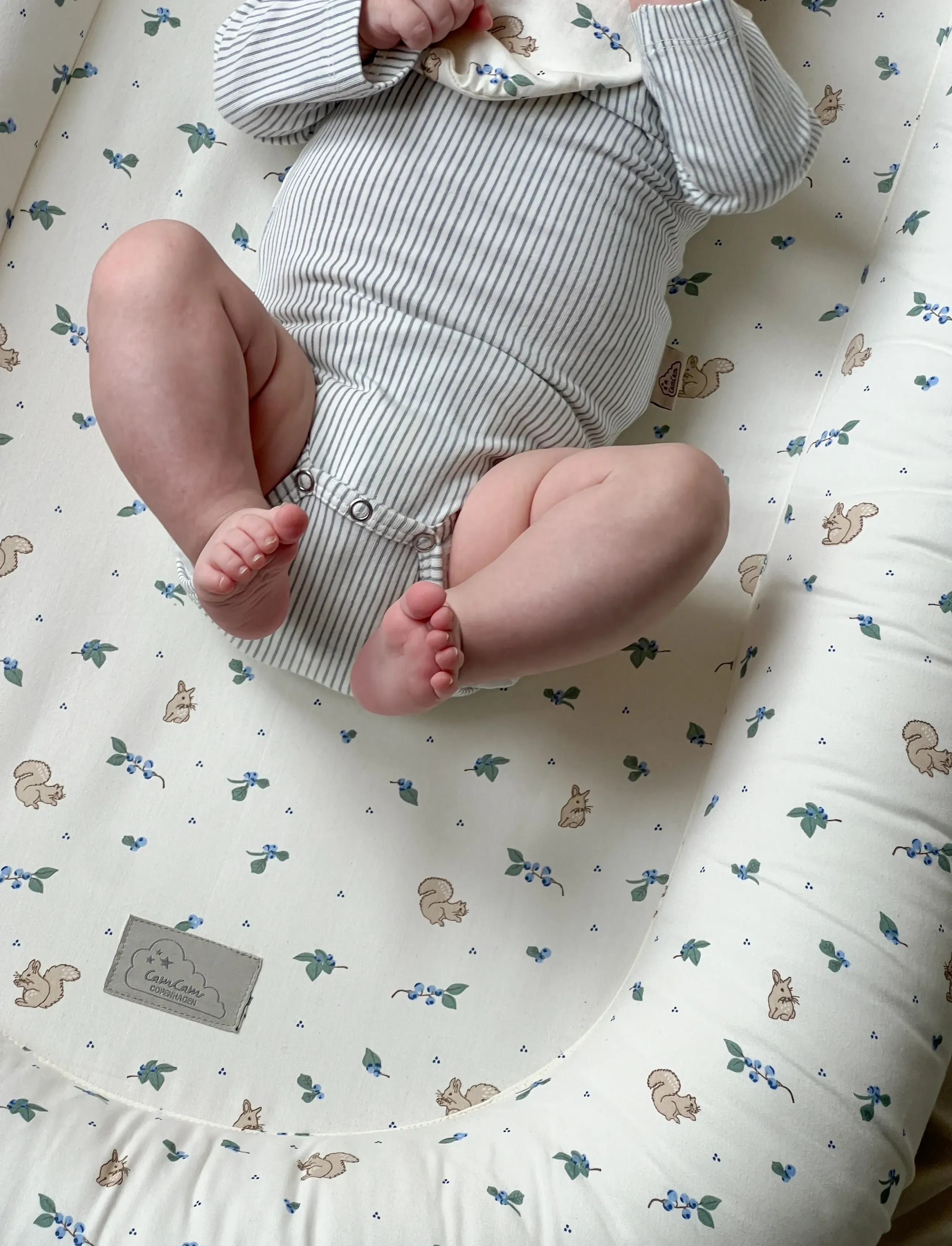 Cam Cam Copenhagen Baby Nest - Cam Cam Copenhagen - BLUEBERRIES / cream