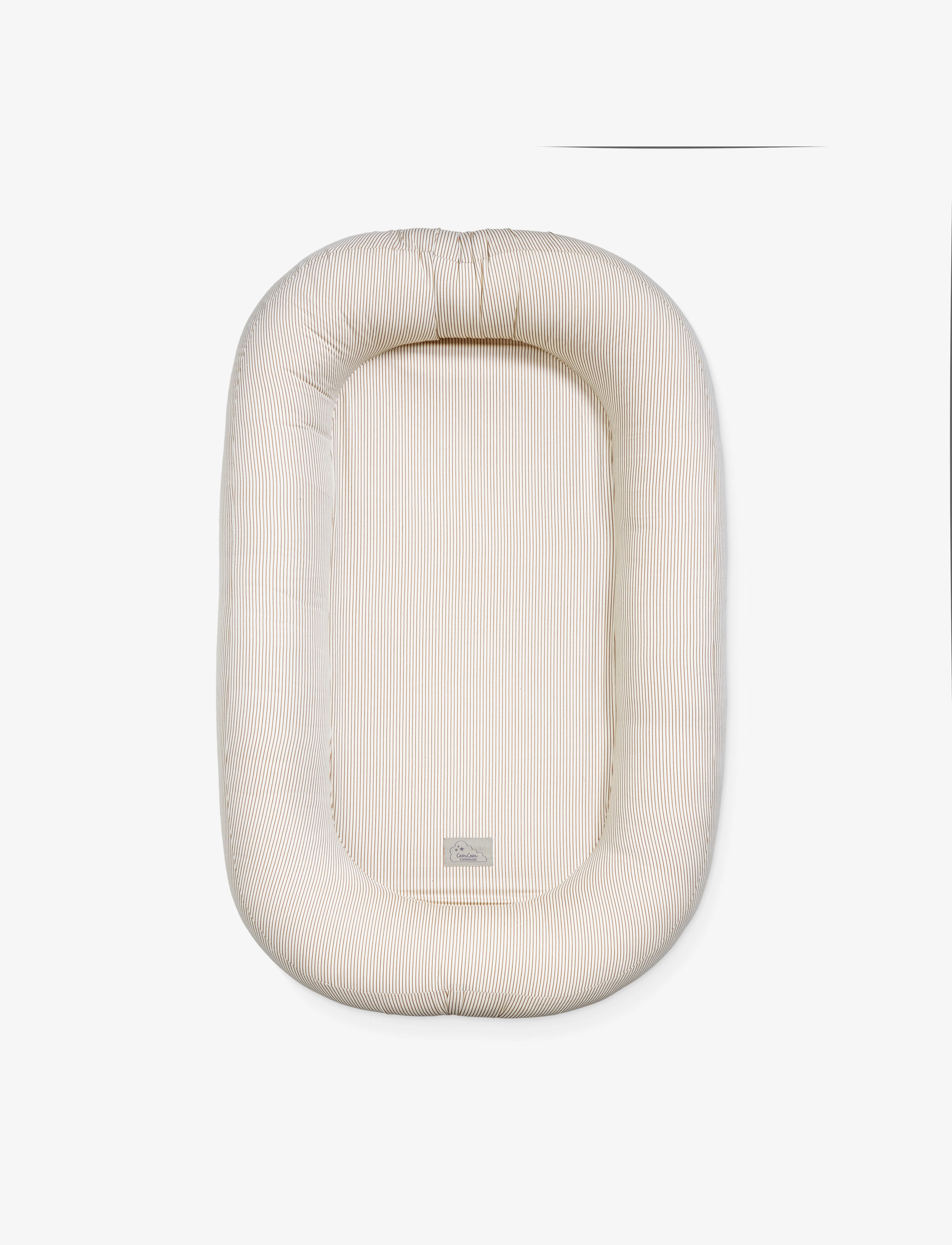 Cam Cam Copenhagen - Baby Nest - OCS - Woodland - babynests - classic stripes camel - 2