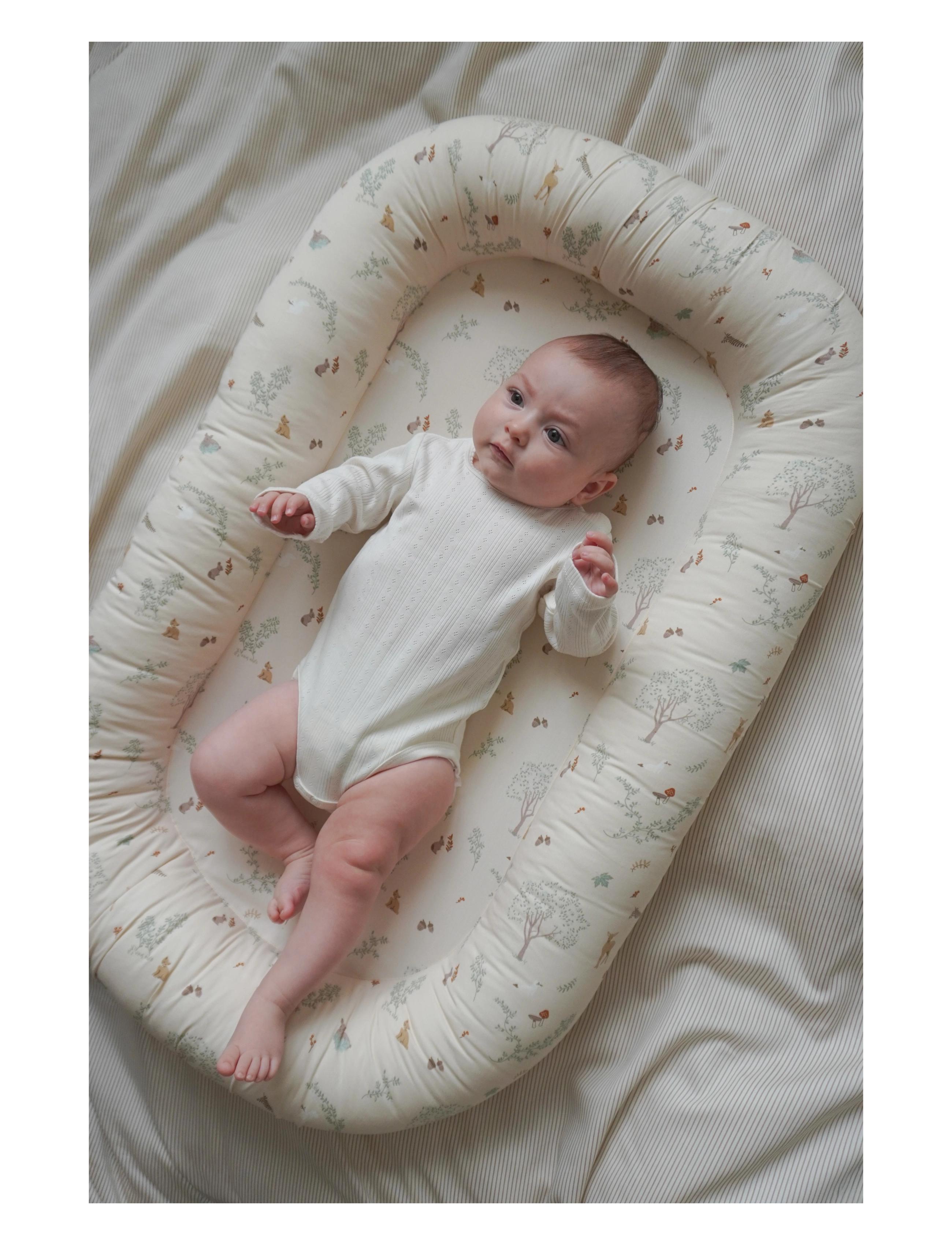 Cam Cam Copenhagen - Baby Nest - OCS - Classic Stripes Rose - babynests - woodland - 3