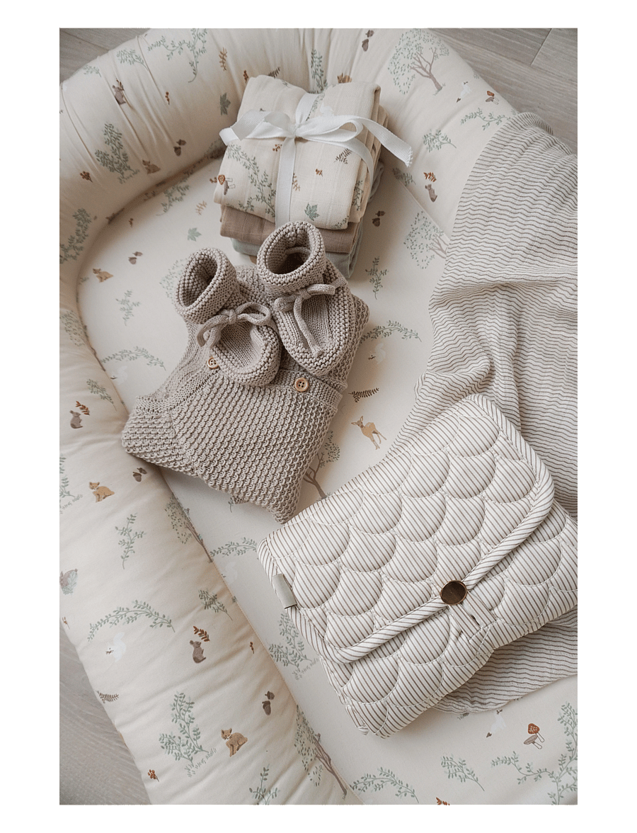 Cam Cam Copenhagen - Baby Nest - OCS - Classic Stripes Rose - babynests - woodland - 4