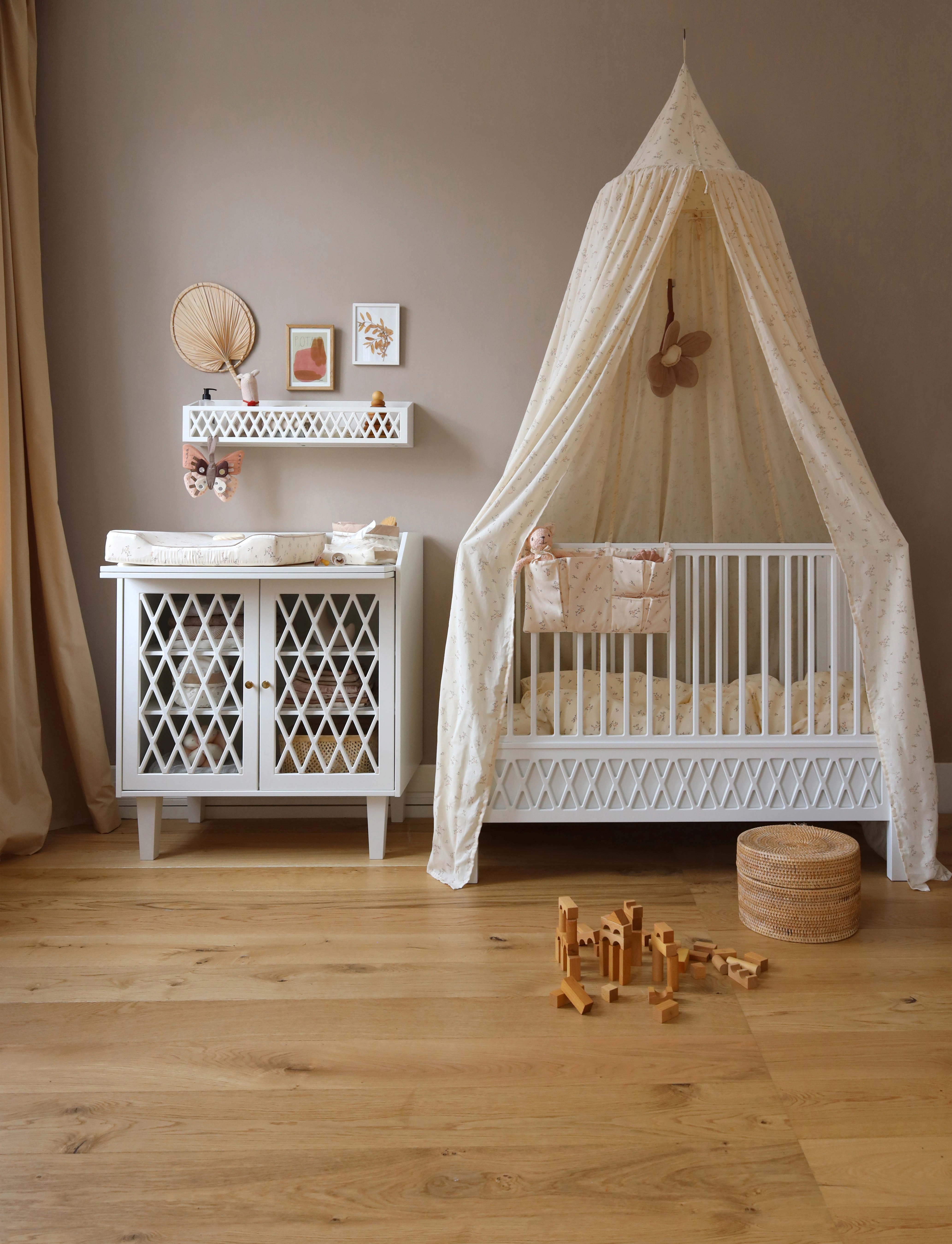 Cam Copenhagen Bed Canopy, One Size, Sleep Time, Beige - Kinder