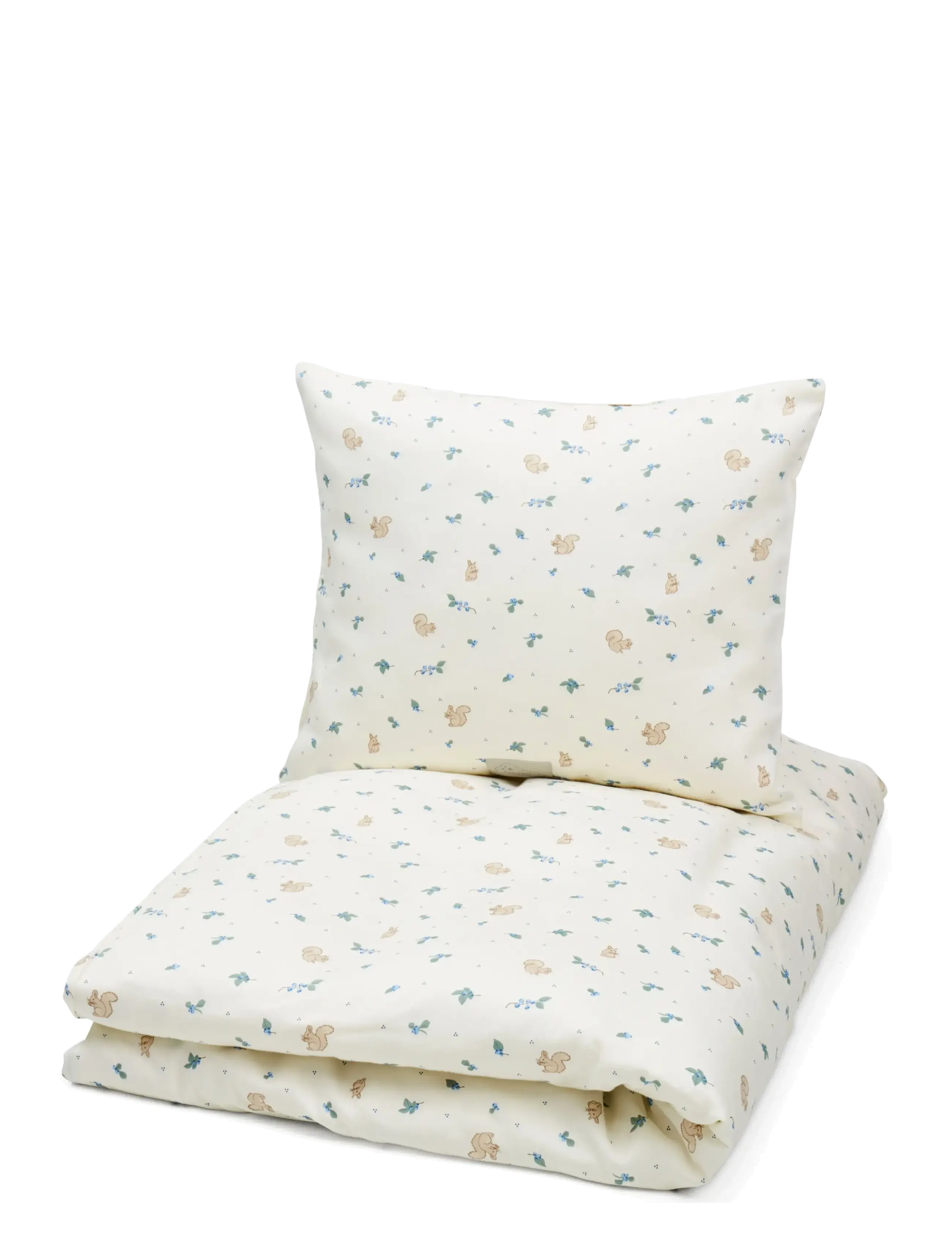Bedding Set, Single, 140x200cm - GOTS - Blueberries - BLUEBERRIES