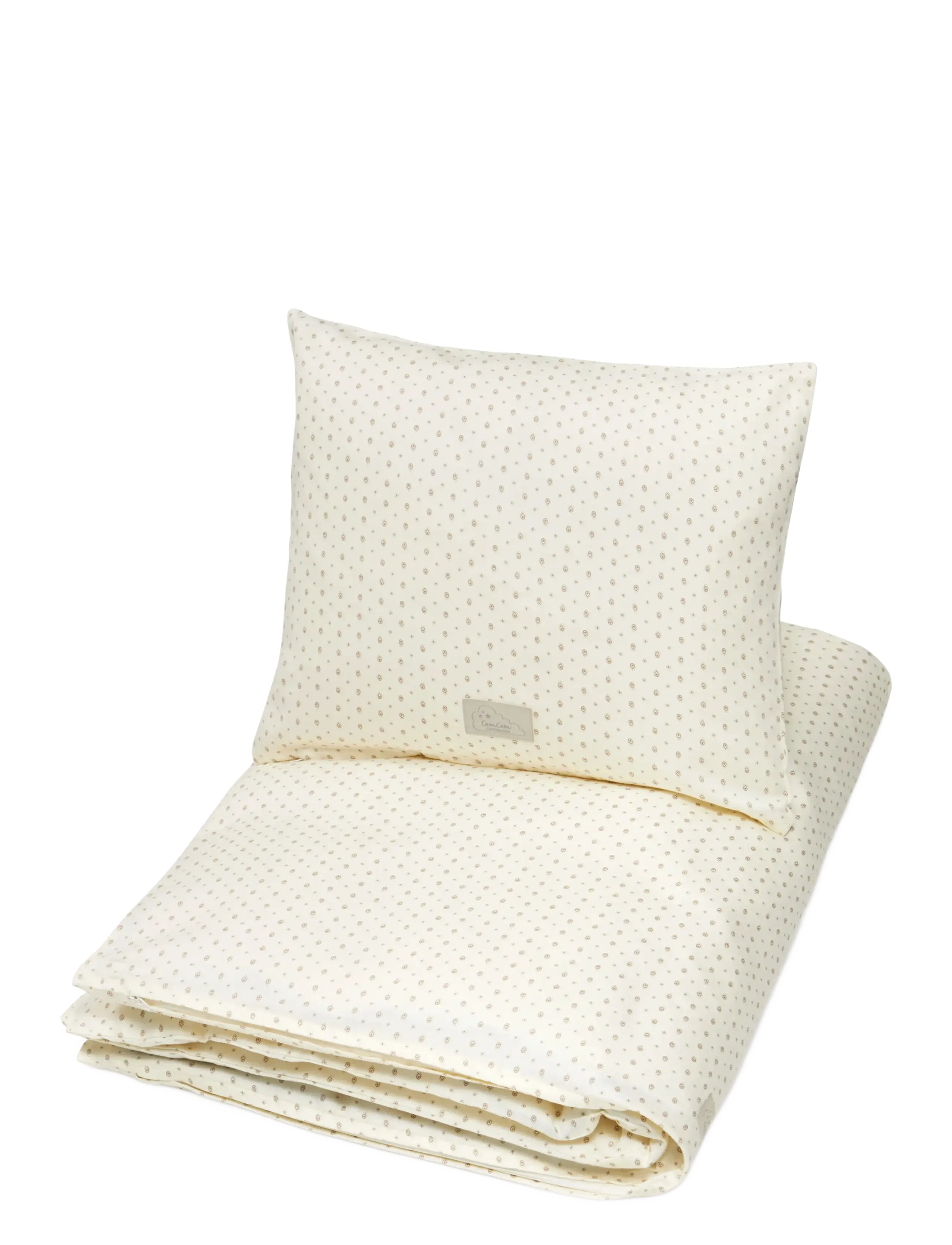 Cam Copenhagen Bedding Set, Single, 140X200Cm Gots Classic Stripes Rose, One Size, Sleep Time, Creme - Bed Sets, Kinder