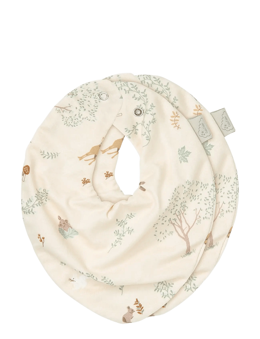 Cam Cam Copenhagen - Bandana Bib, Jersey, 2-Pack - GOTS - Woodland - lätzchen - woodland - 1