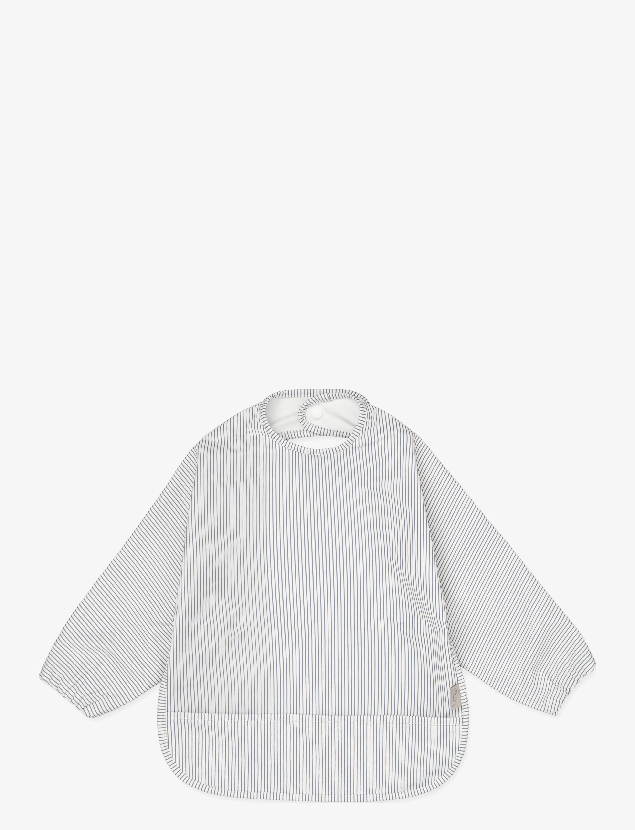 Cam Copenhagen Sleeved Bib Bows, One Size, Bibs, Grau - Long Sleeve Bib, Kinder