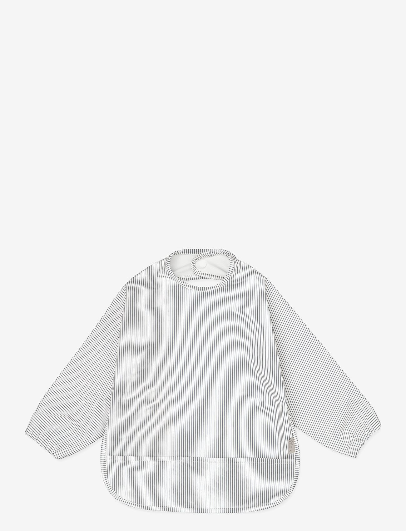 Cam Cam Copenhagen - Sleeved Bib - Blueberries - langermet panelskjorte - classic stripes blue - 0