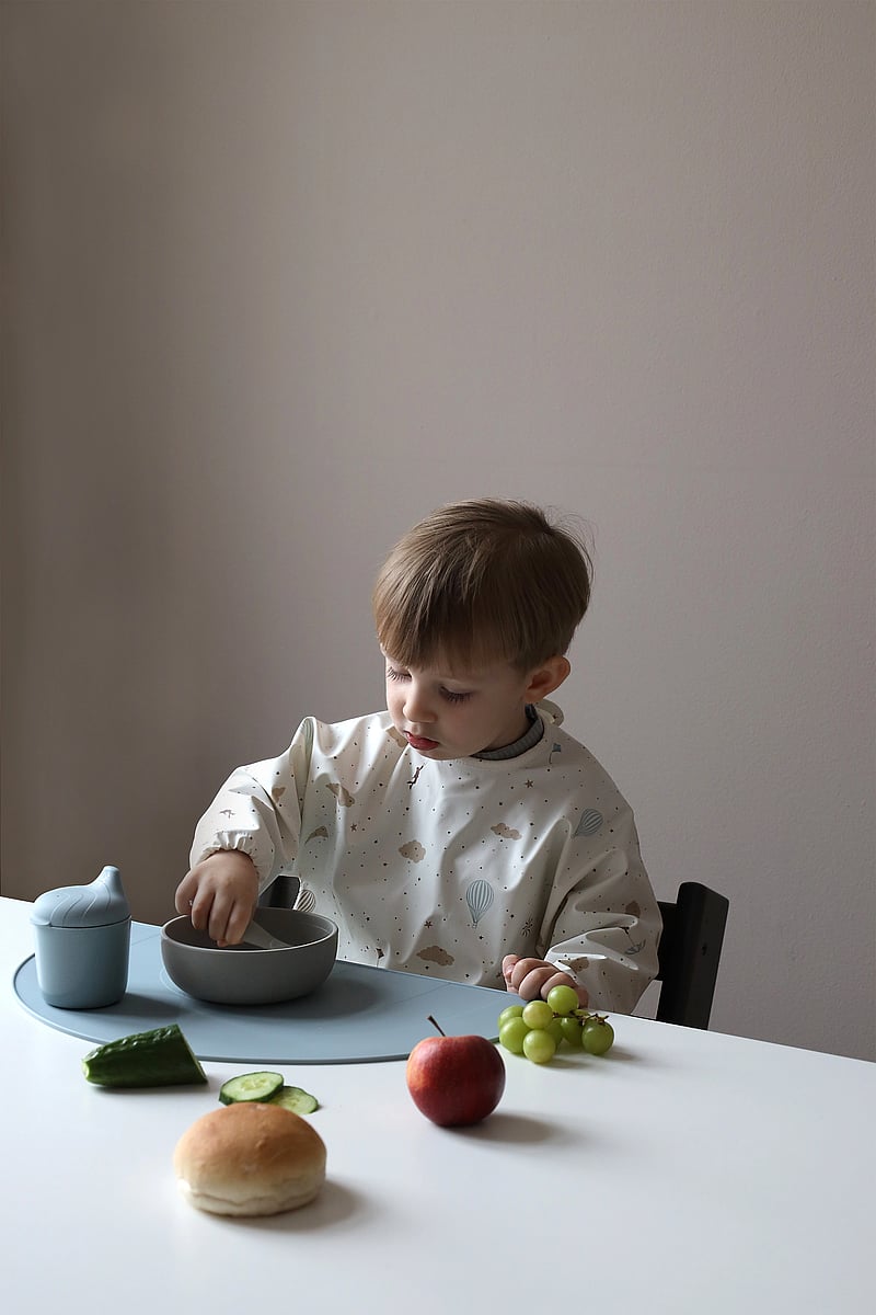 Cam Cam Copenhagen - Sleeved Bib - Rowan - long sleeve bibs - dreamland - 2