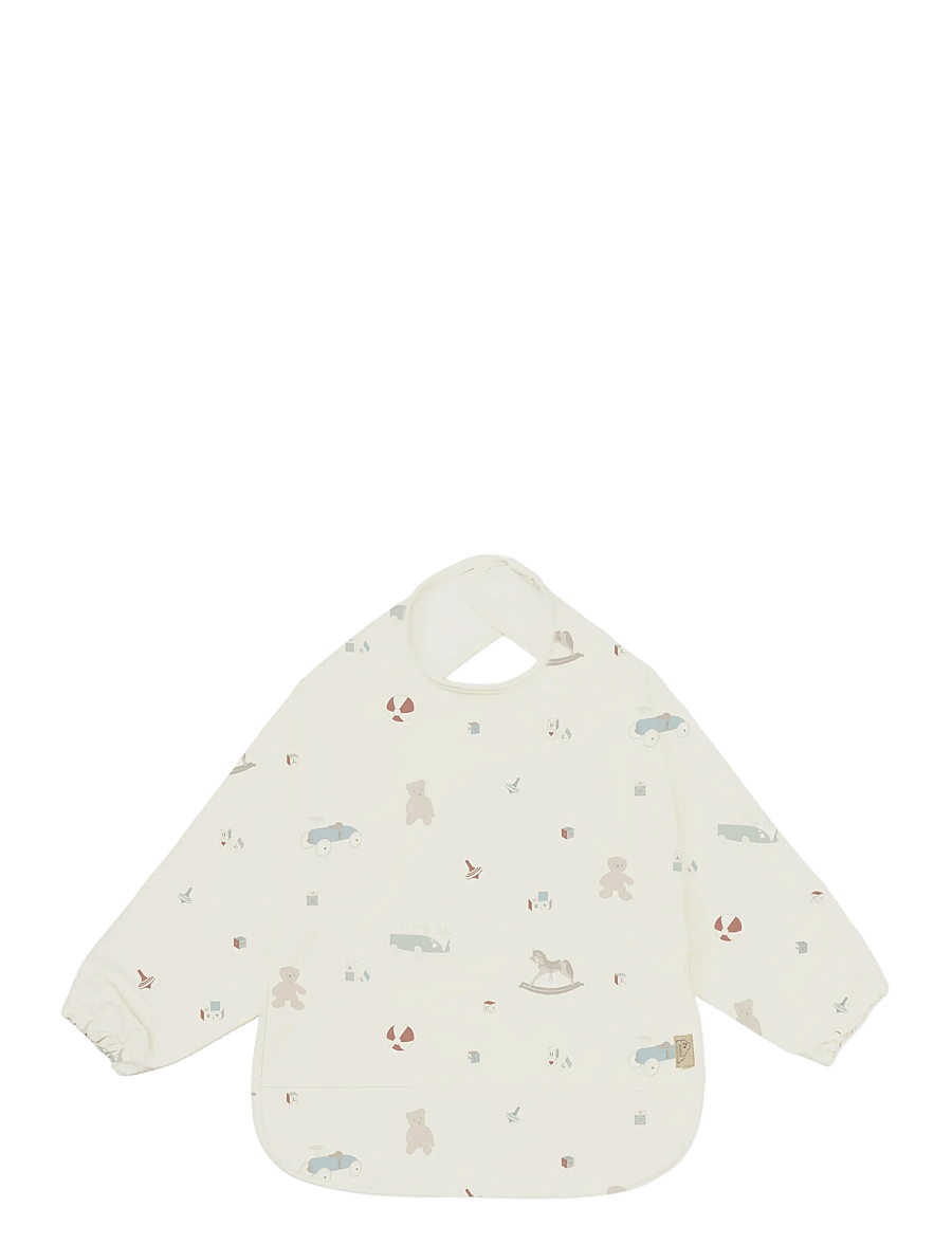 Cam Cam Copenhagen - Sleeved Bib - Blueberries - långärmad haklappar - vintage toys - 0