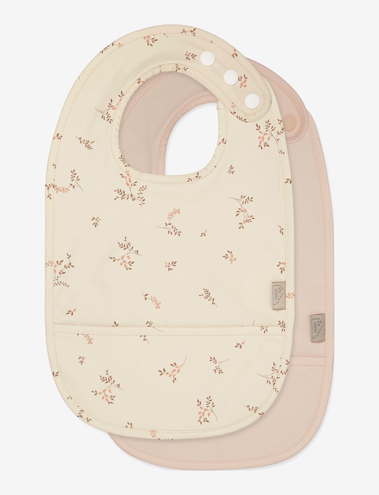 Cam Cam Copenhagen - Bib w/ pocket, 2 pack - hagesmække uden ærmer - ashley - 1