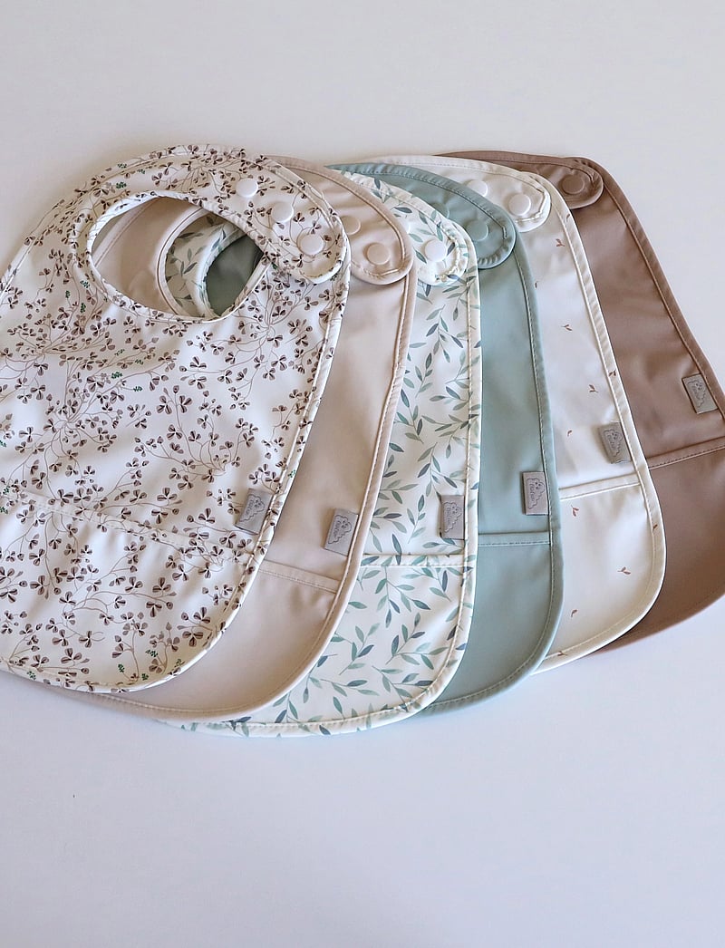 Cam Cam Copenhagen - Bib w/ pocket, 2 pack - hagesmække uden ærmer - ashley - 3