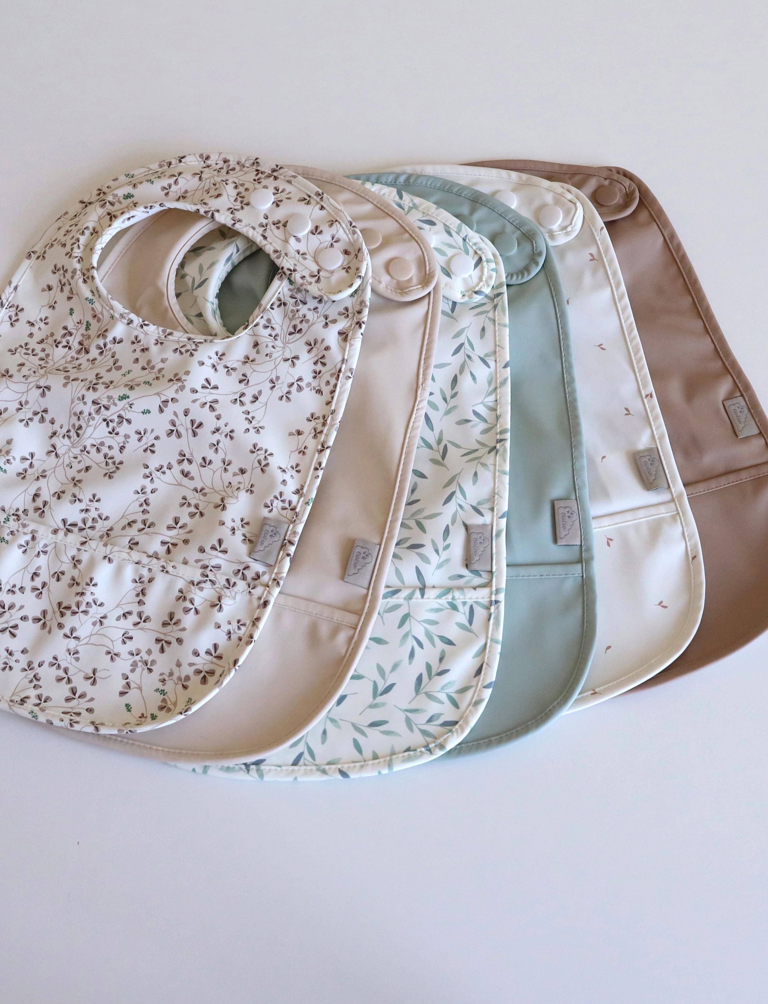 Cam Cam Copenhagen - Bib w/ pocket, 2 pack - Ärmellose lätzchen - ashley - 3