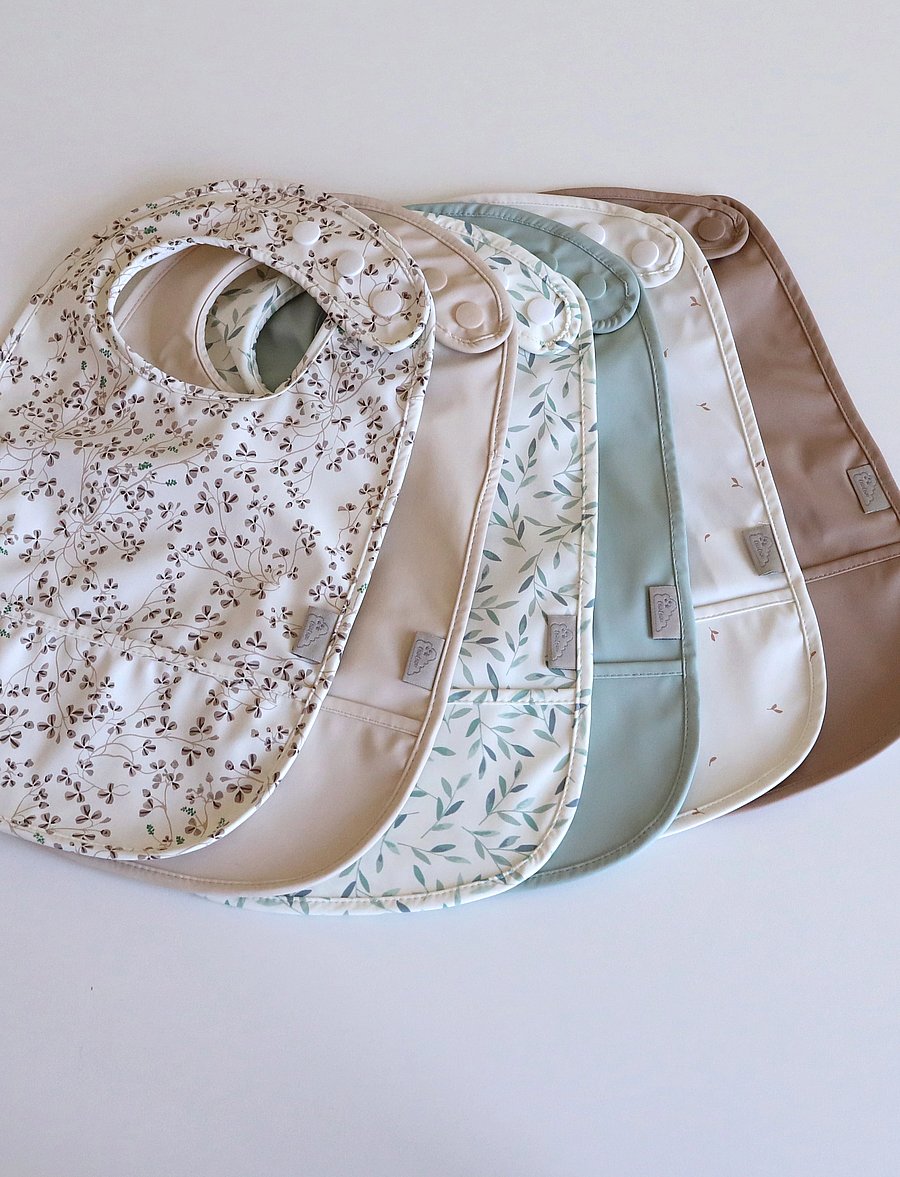 Cam Cam Copenhagen - Bib w/ pocket, 2 pack - Ärmellose lätzchen - ashley - 3