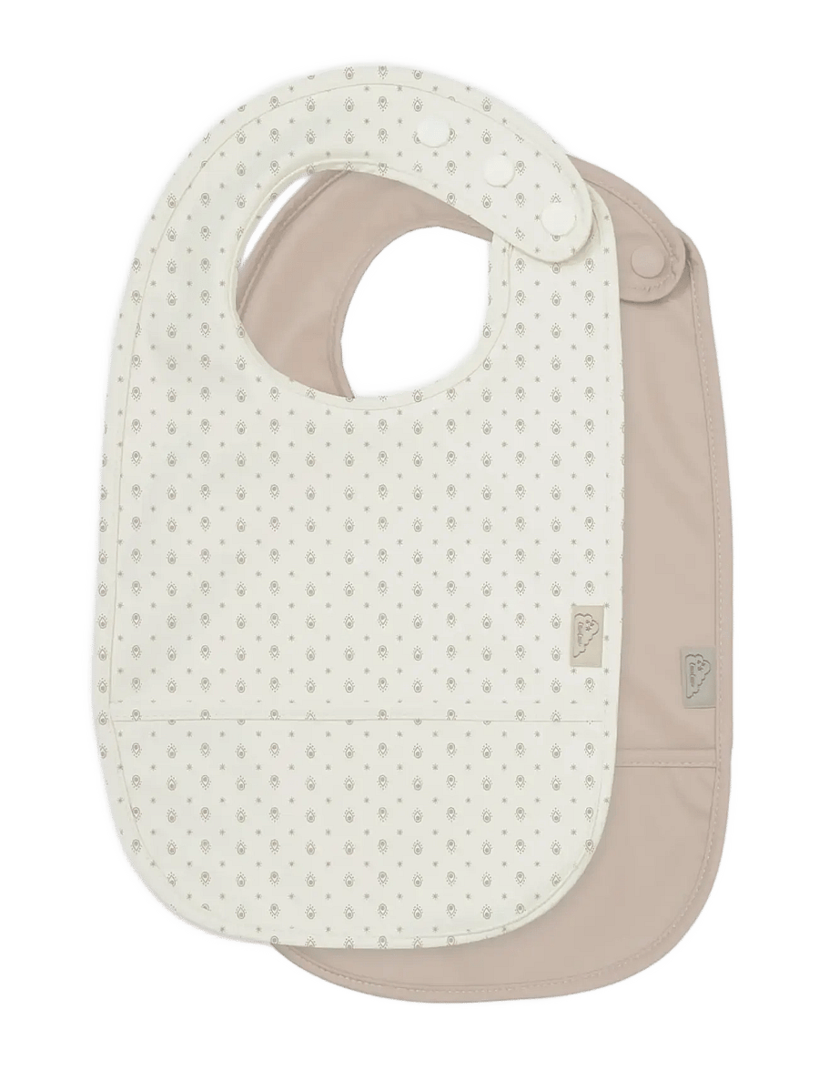 Cam Cam Copenhagen - Bib w/ pocket, 2 pack - hagesmække uden ærmer - rowan - 0