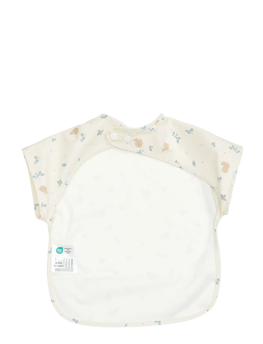 Cam Cam Copenhagen - Short Sleeved Bib - Bows - varrukateta pudipõlled - blueberries - 1