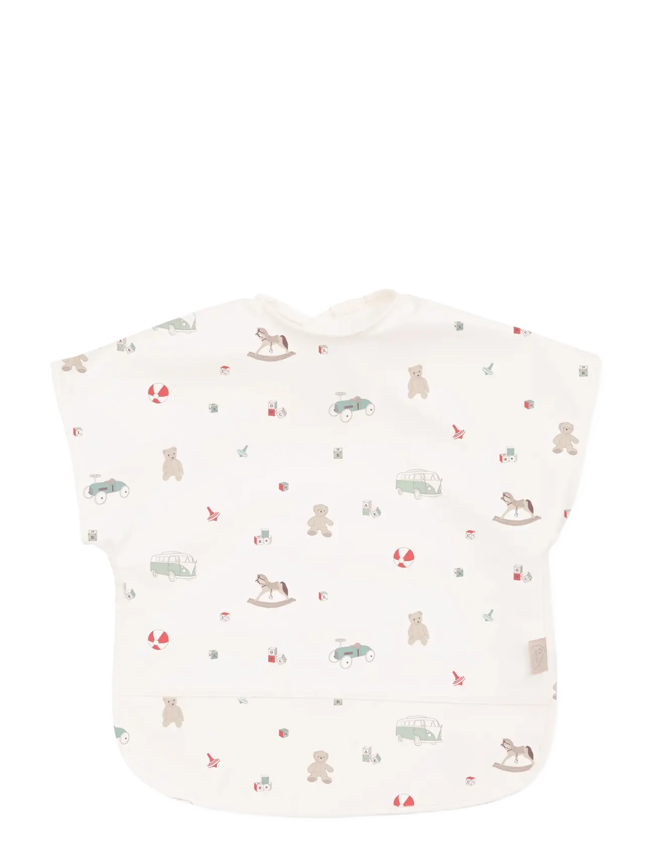 Cam Cam Copenhagen Short Sleeved Bib - Vintage Toys - Kūdikių priemonės - VINTAGE TOYS / cream