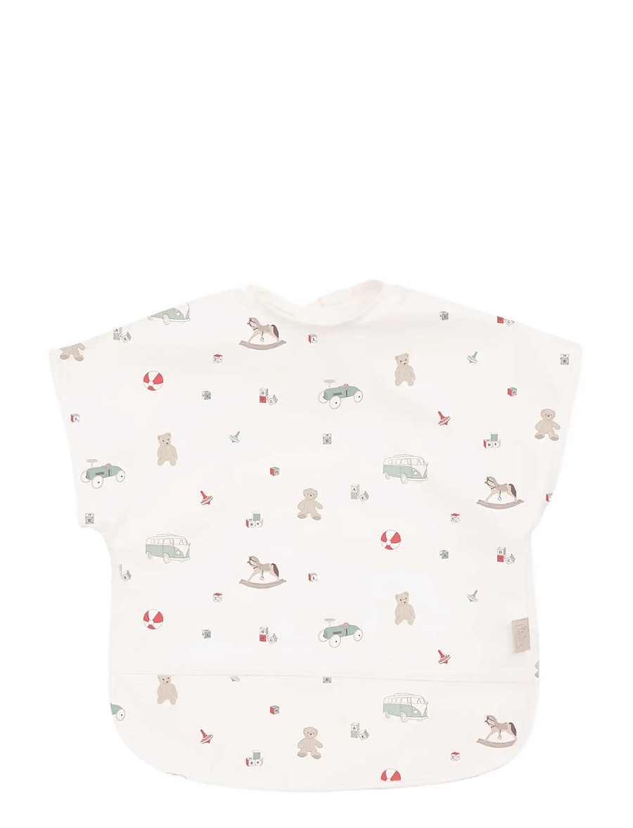 Cam Cam Copenhagen - Short Sleeved Bib - Bows - varrukateta pudipõlled - vintage toys - 1