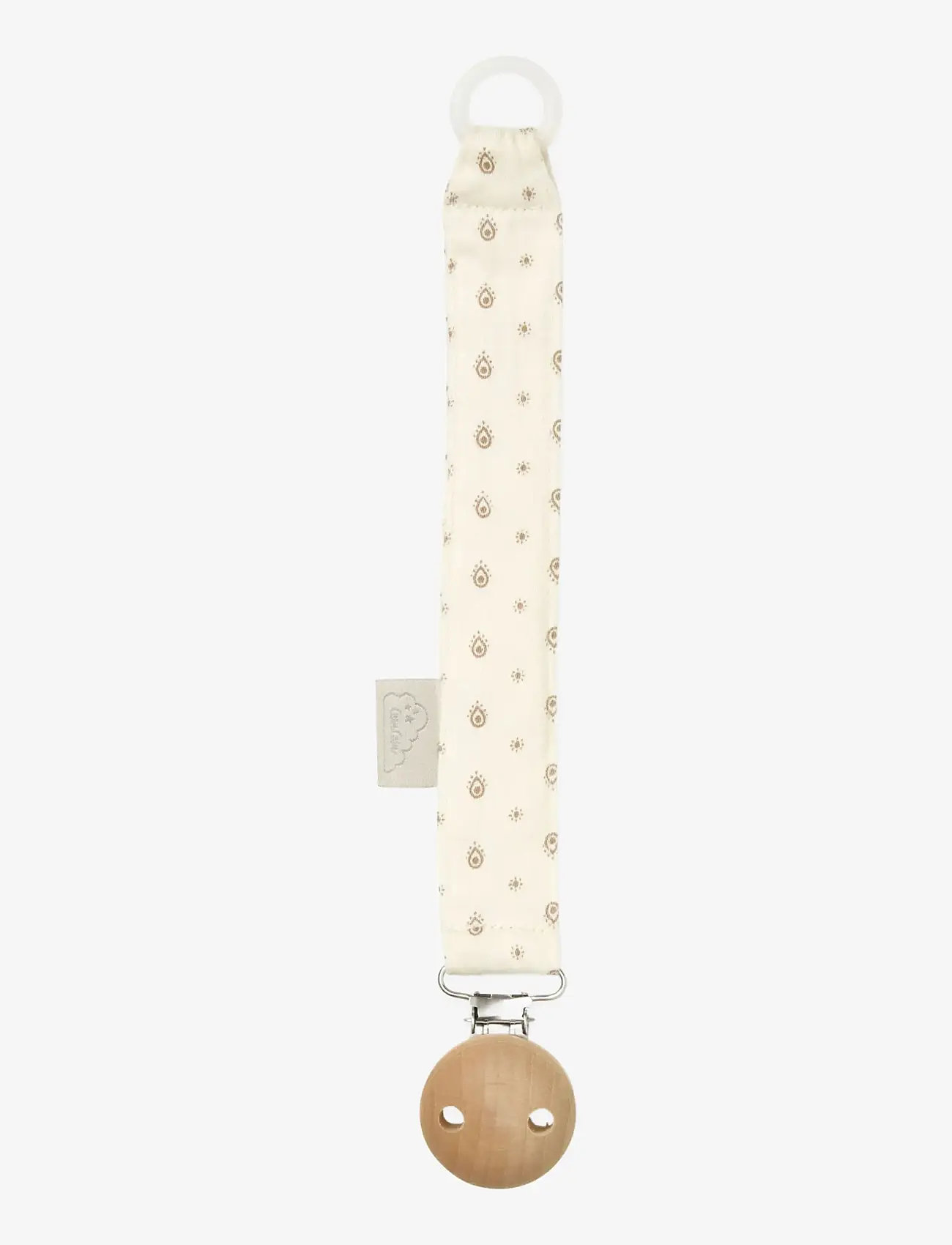 Cam Cam Copenhagen - Pacifier Holder - GOTS - Classic Stripes Rose - lutiketid - rowan - 1