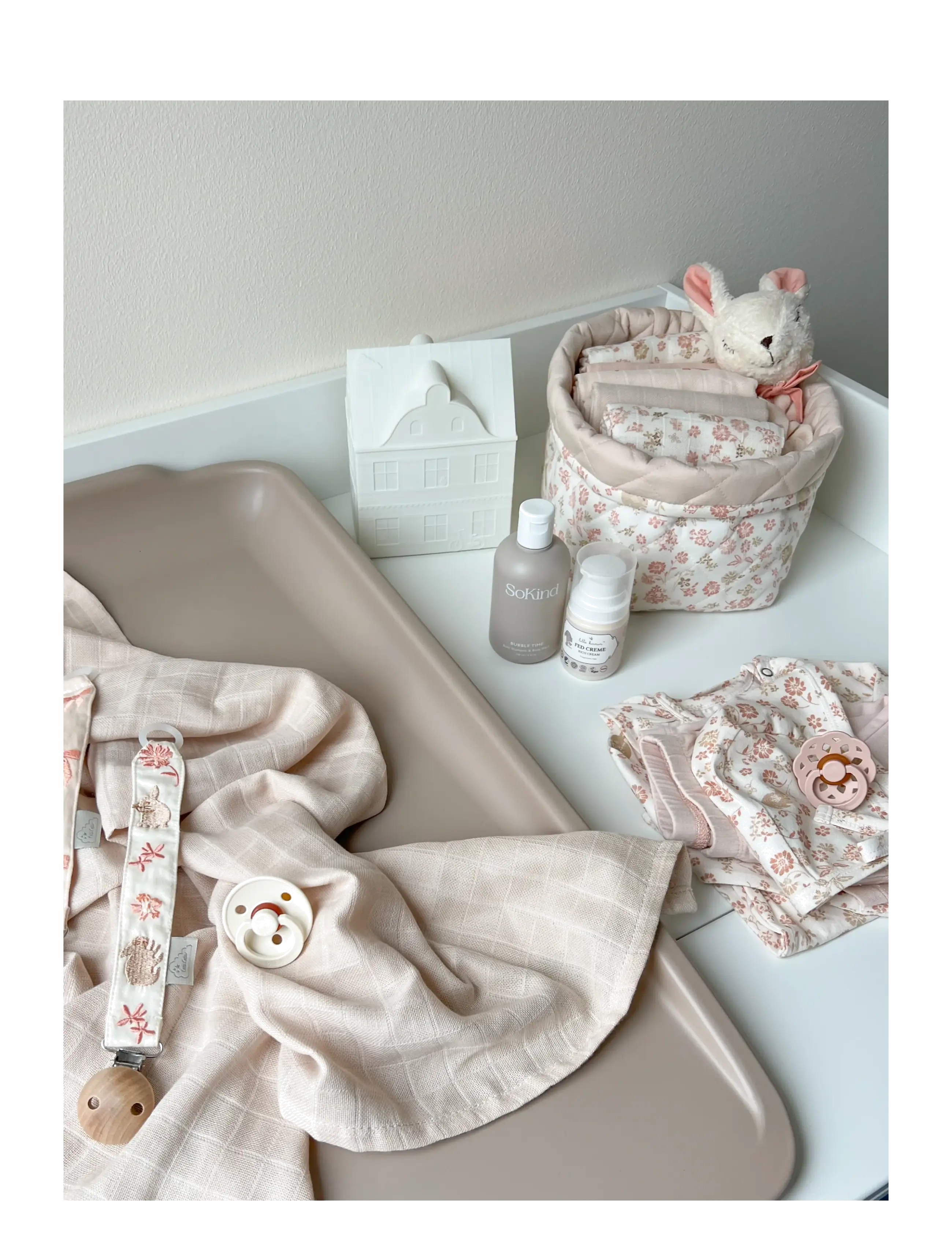 Cam Cam Copenhagen - Embroidered Pacifier Holder - GOTS - Blueberries - napphållare - augusta - 2