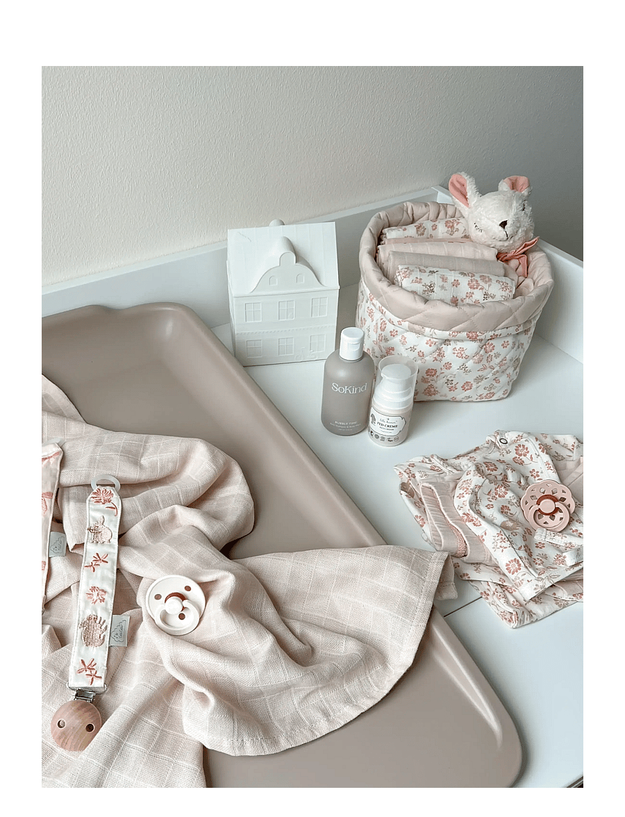Cam Cam Copenhagen - Embroidered Pacifier Holder - GOTS - Blueberries - napphållare - augusta - 2